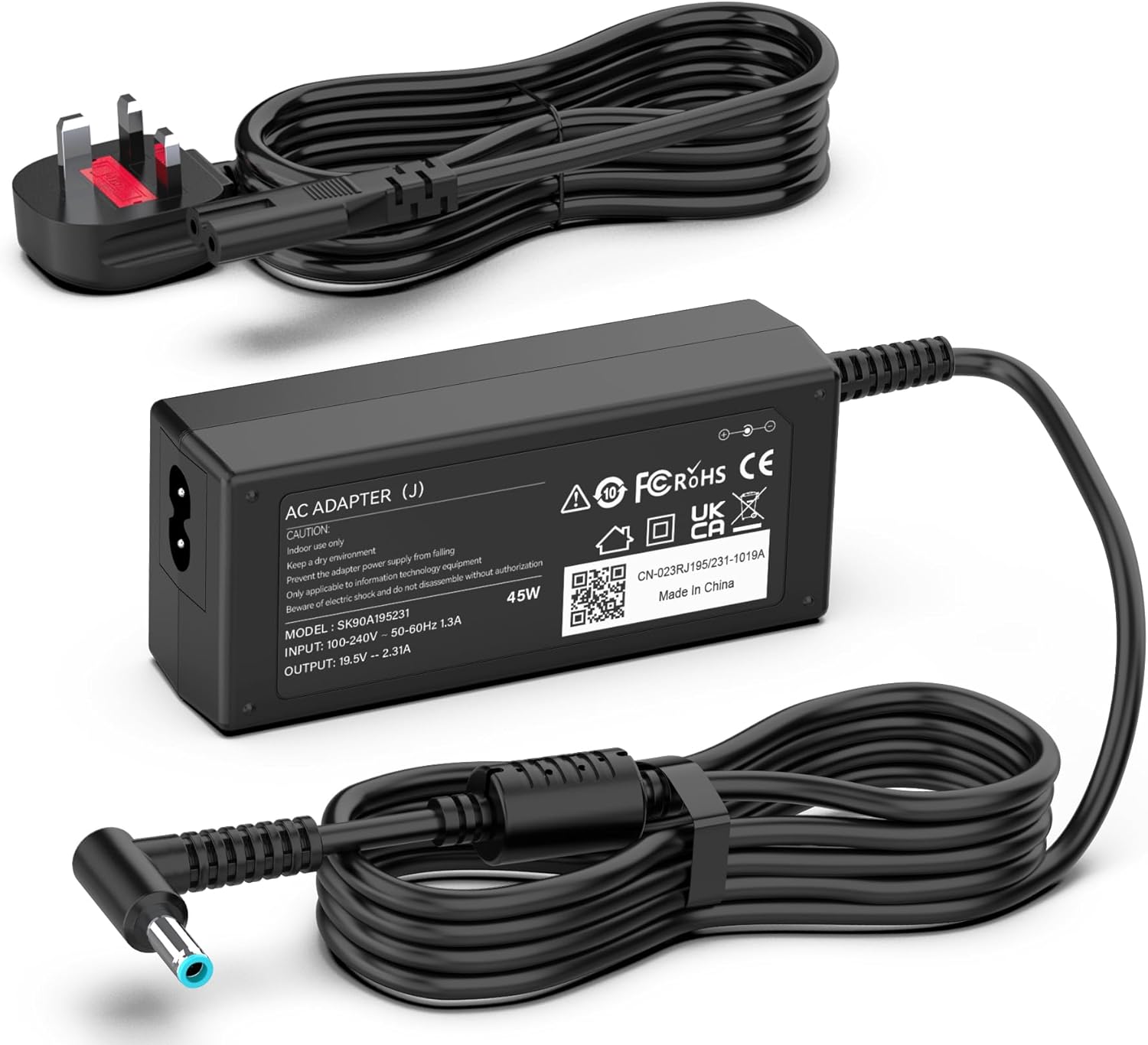 45W HP Laptop Charger for HP Elitebook 840 850, Pavilion 11 13 15, ProBook 430 4...