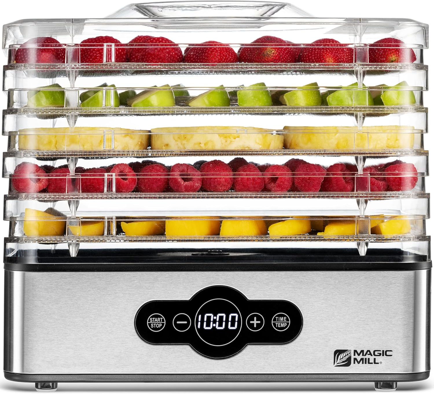Magic Mill Food Dehydrator Machine | 5 Stackable S...