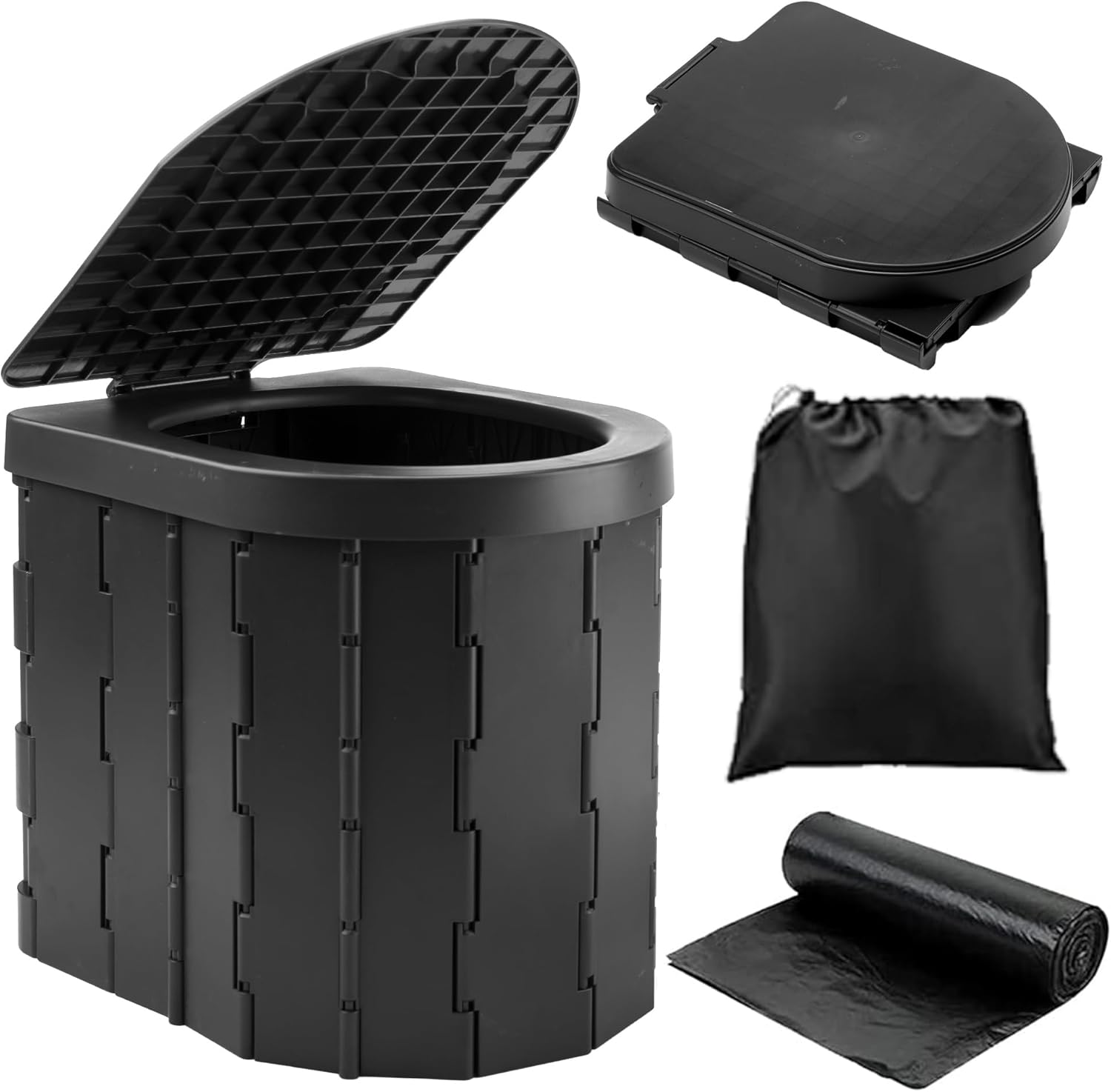 KINSPORY Portable Toilet, Outdoor Camping Toilet, Fishing Toilet, Campervan Toil...