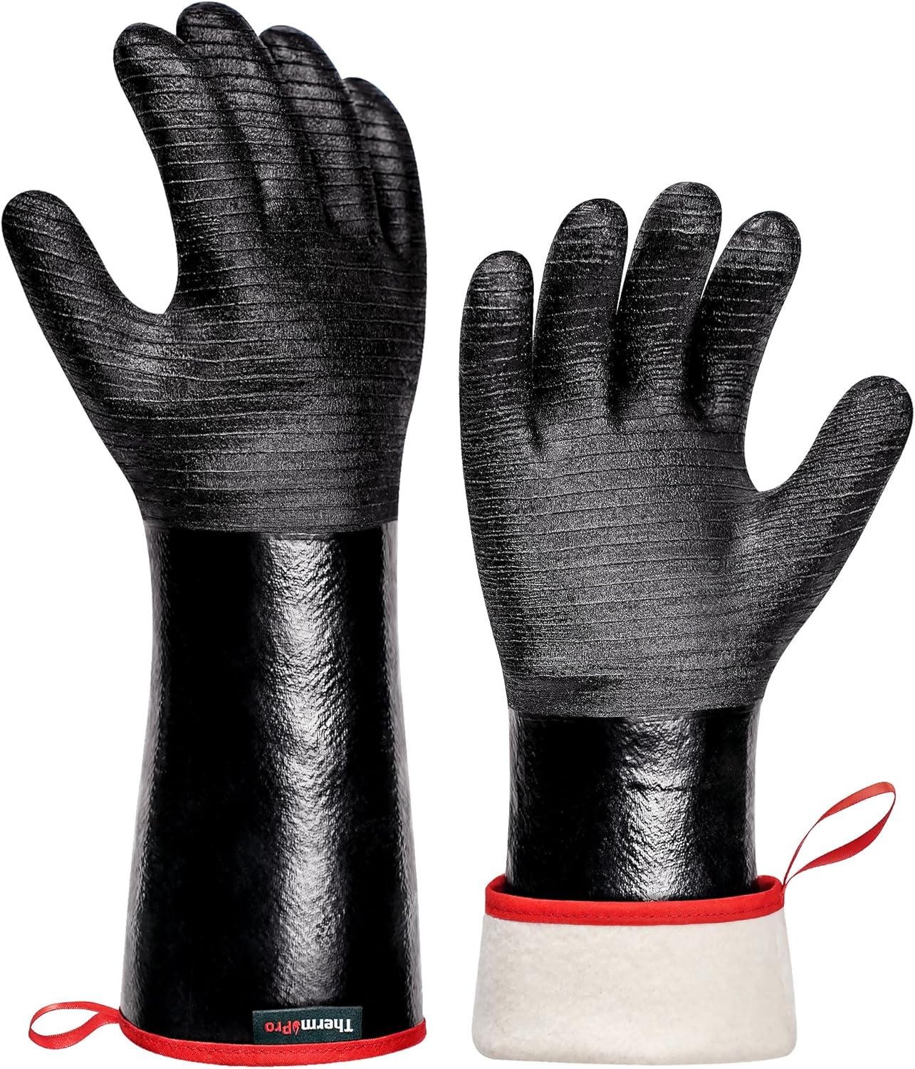 ThermoPro 932°F Heat Resistant BBQ Gloves, 14" Waterproof Oven & Grill Gloves, O...