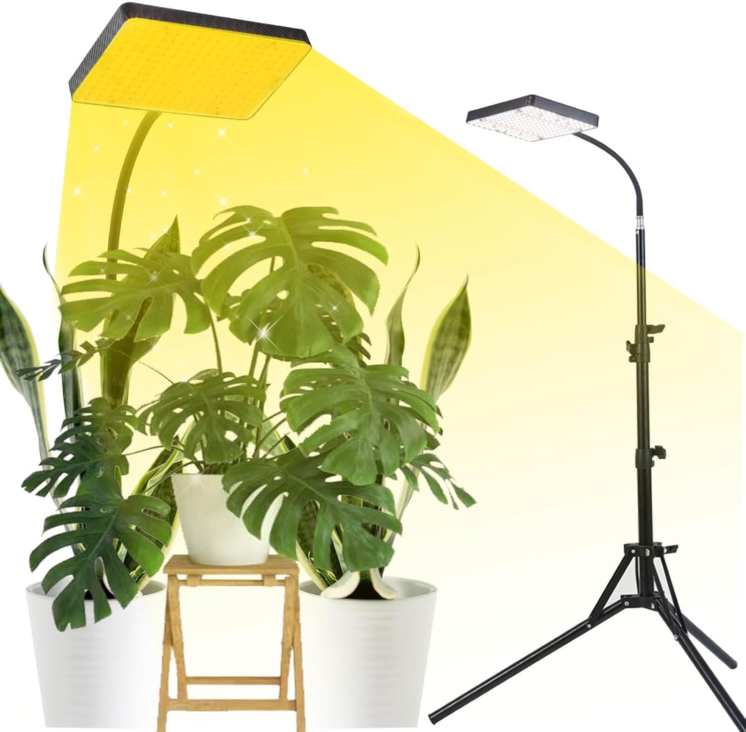 FECiDA Tall Plant Light with Tripod Stand, Standing Grow Light for Large Housepl...