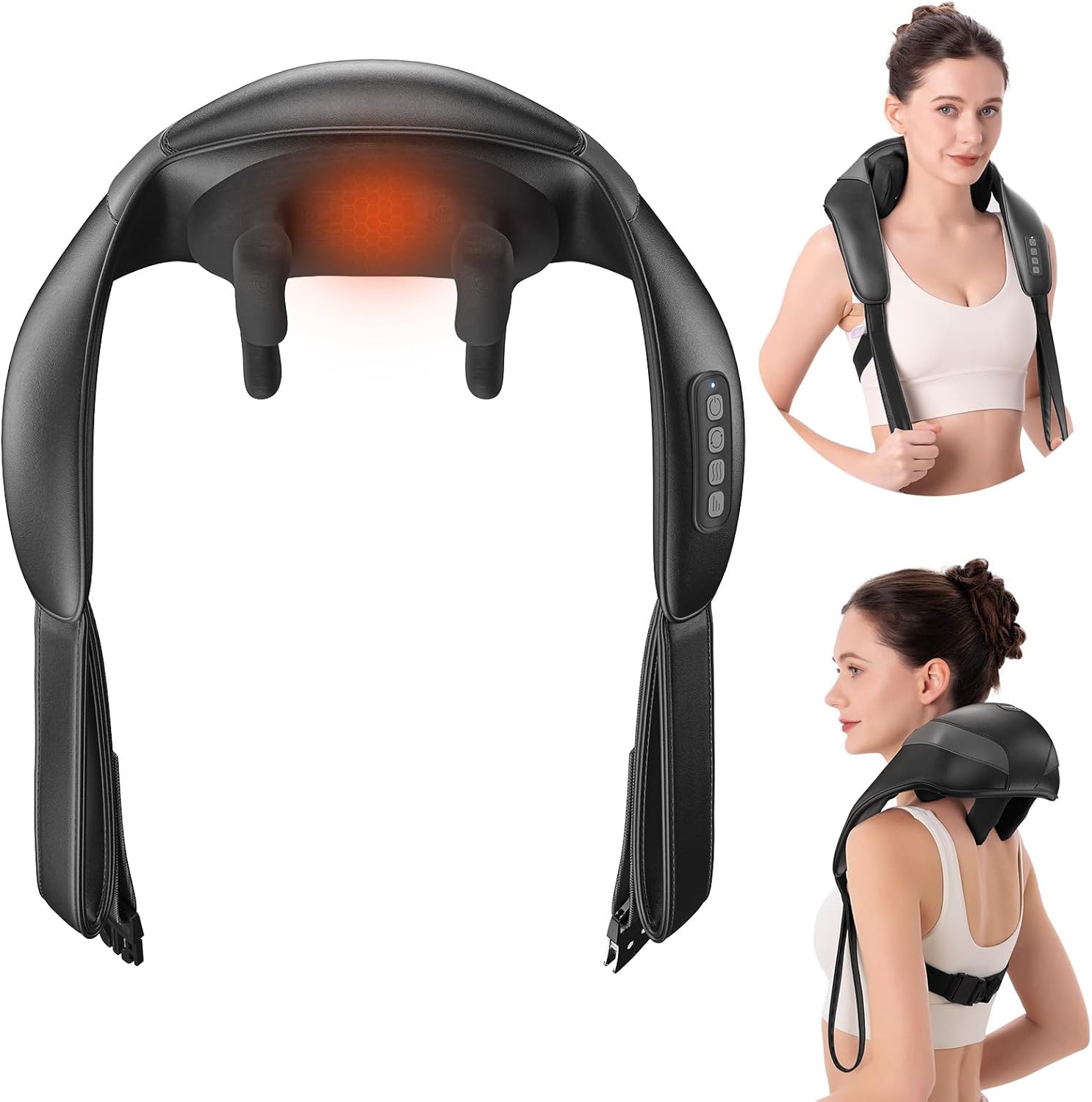 MERACH Neck Massager for Pain Relief Deep Tissue, Shiatsu Neck and Shoulder Mass...
