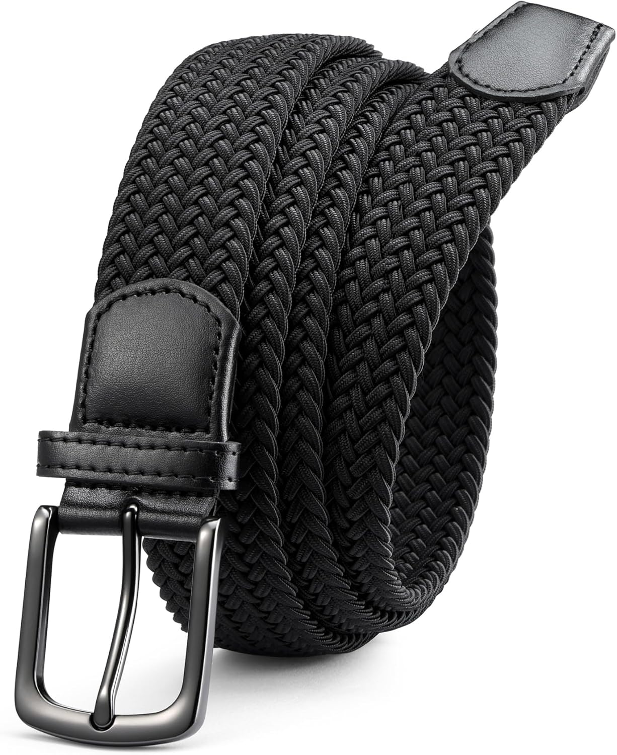 CHAOREN Mens Belt - Braided Stretch Golf Belt for Men 1 3/8"- Mens Gift for Golf...