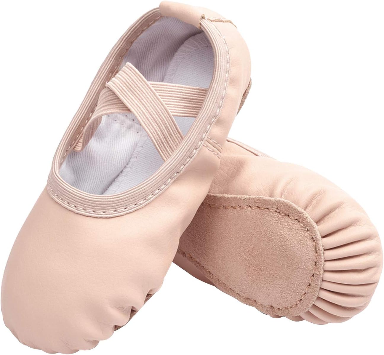 Stelle Girls Ballet Shoes Boys Toddler Soft Leather Dance Slippers for Toddler/L...