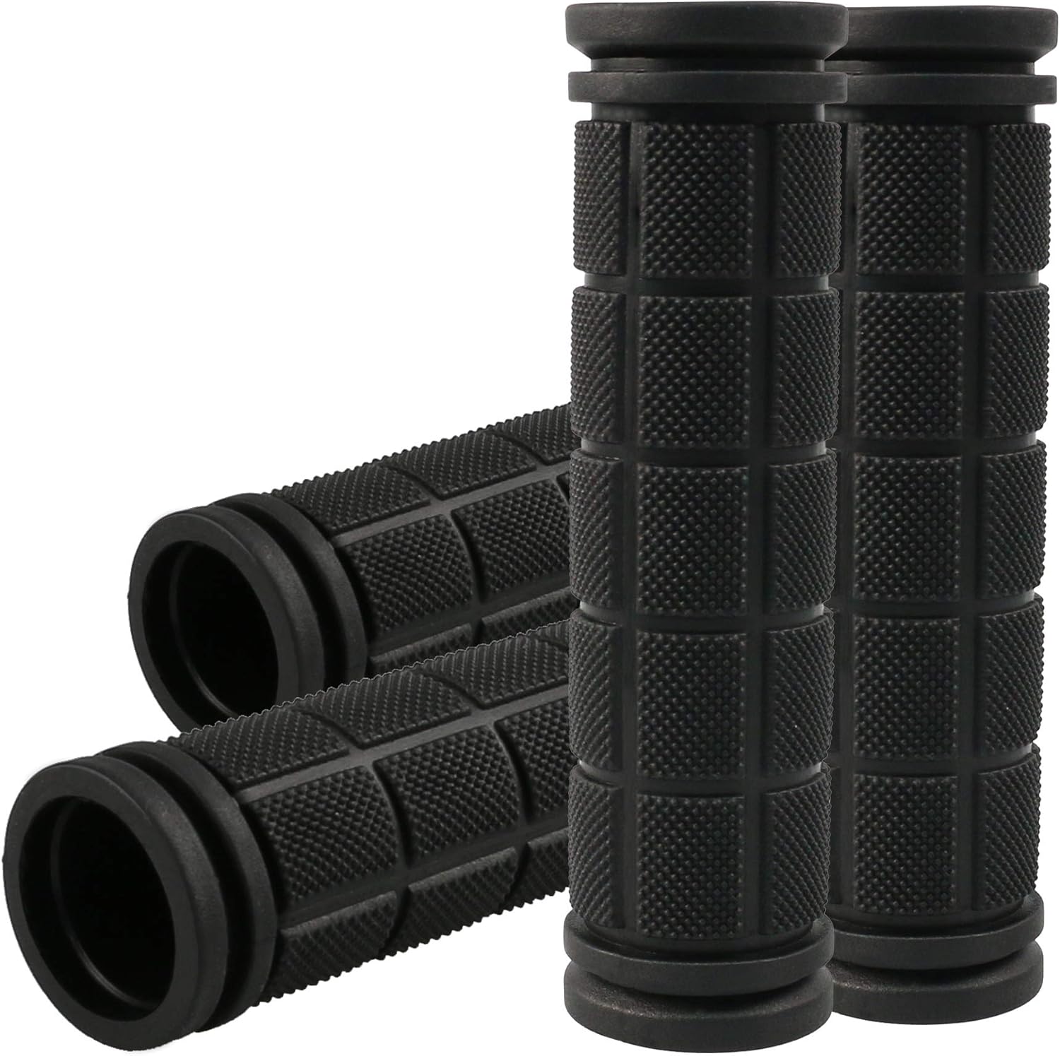 4Pcs Bike Handle Grips, Kids Non-Slip-Rubber Bicycle Handlebar Grips, Specialize...