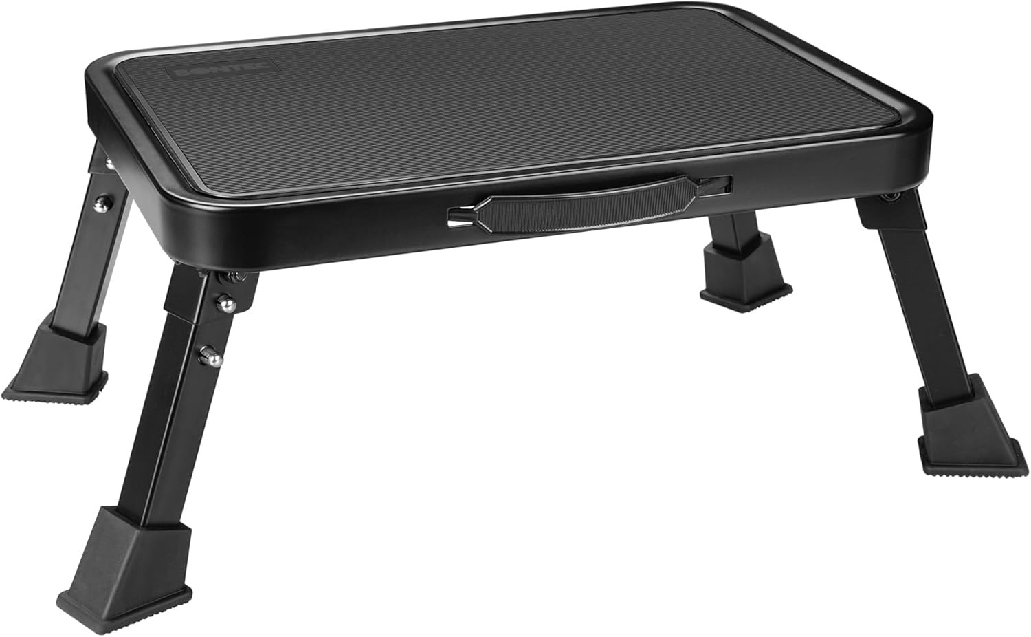BONTEC Folding Step Stool, Sturdy Metal Step Stool up to 150kg, Step Ladder with...