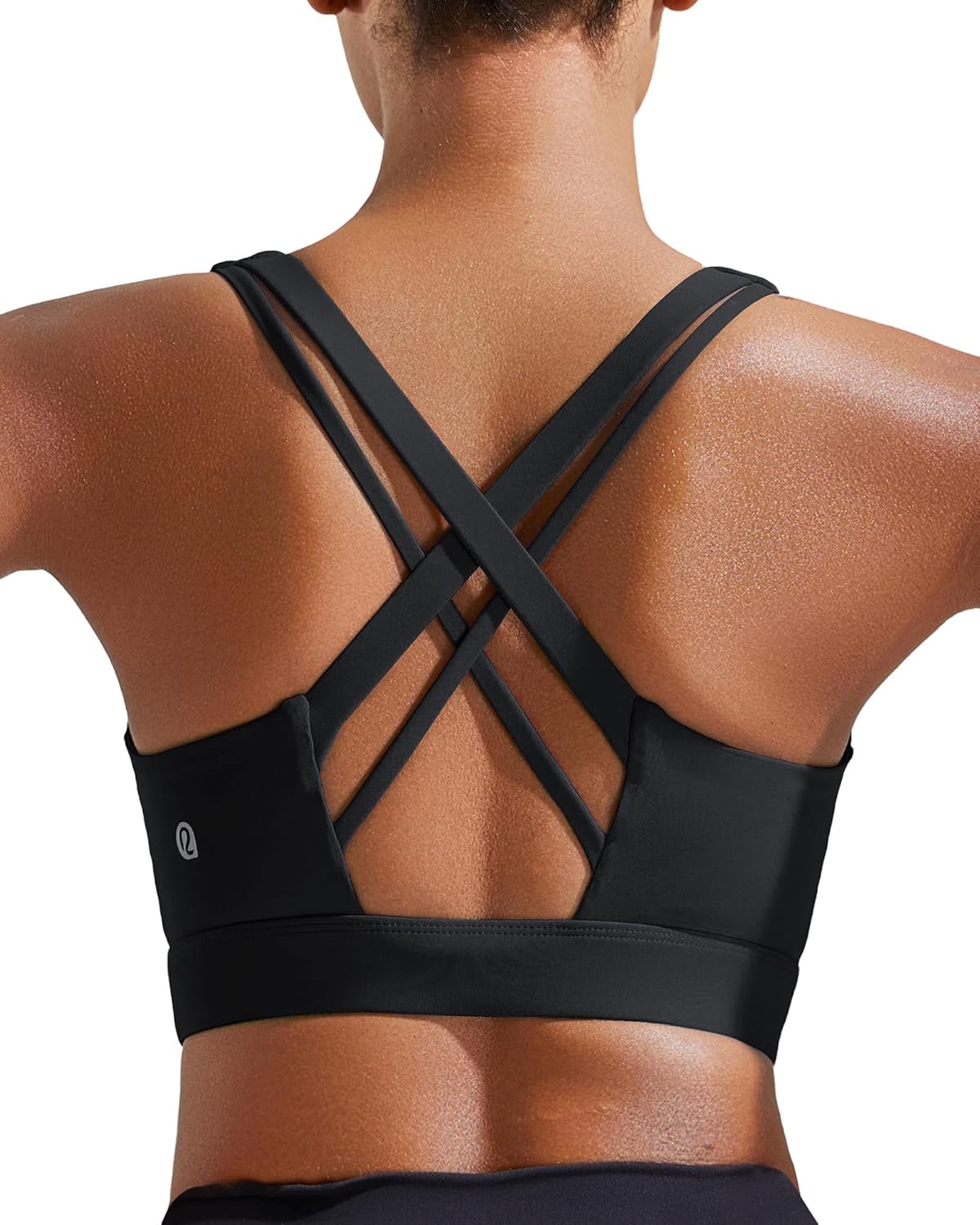 RUNNING GIRL Sports Bra for Women High Support,Criss-Cross Back Strappy Sports B...