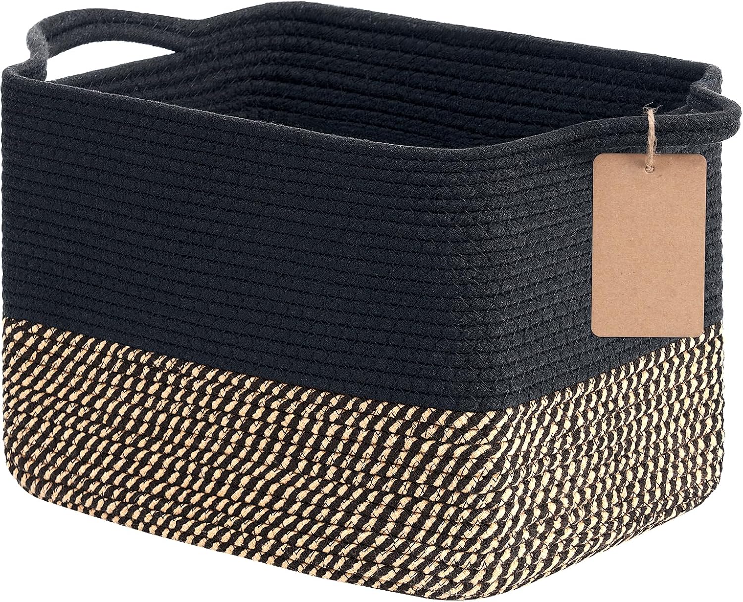 Goodpick Woven Storage Basket for Shelves, Small Wicker Baskets for Shoes,Towel,...