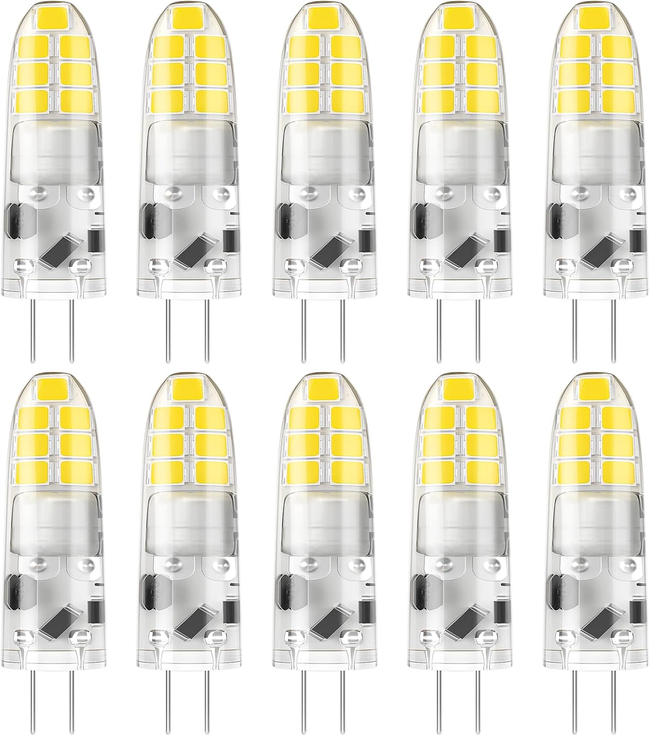 DiCUNO G4 LED Bulbs 2W, 20W Halogen Equivalent G4...