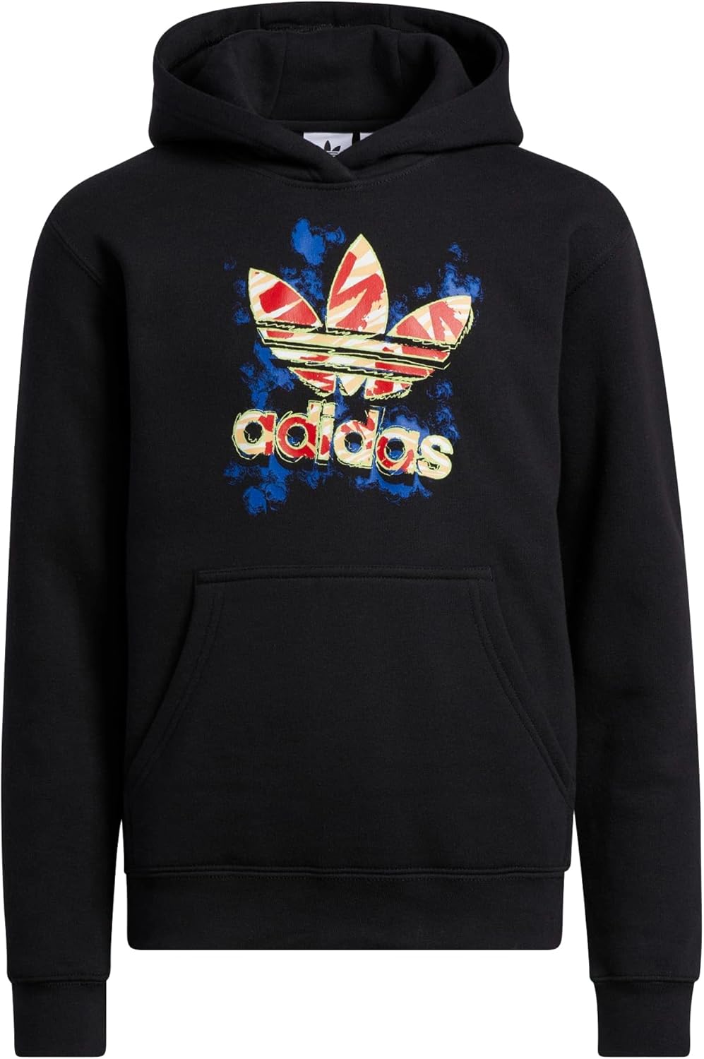 adidas Originals Kids' Trefoil Hoodie Medium Black