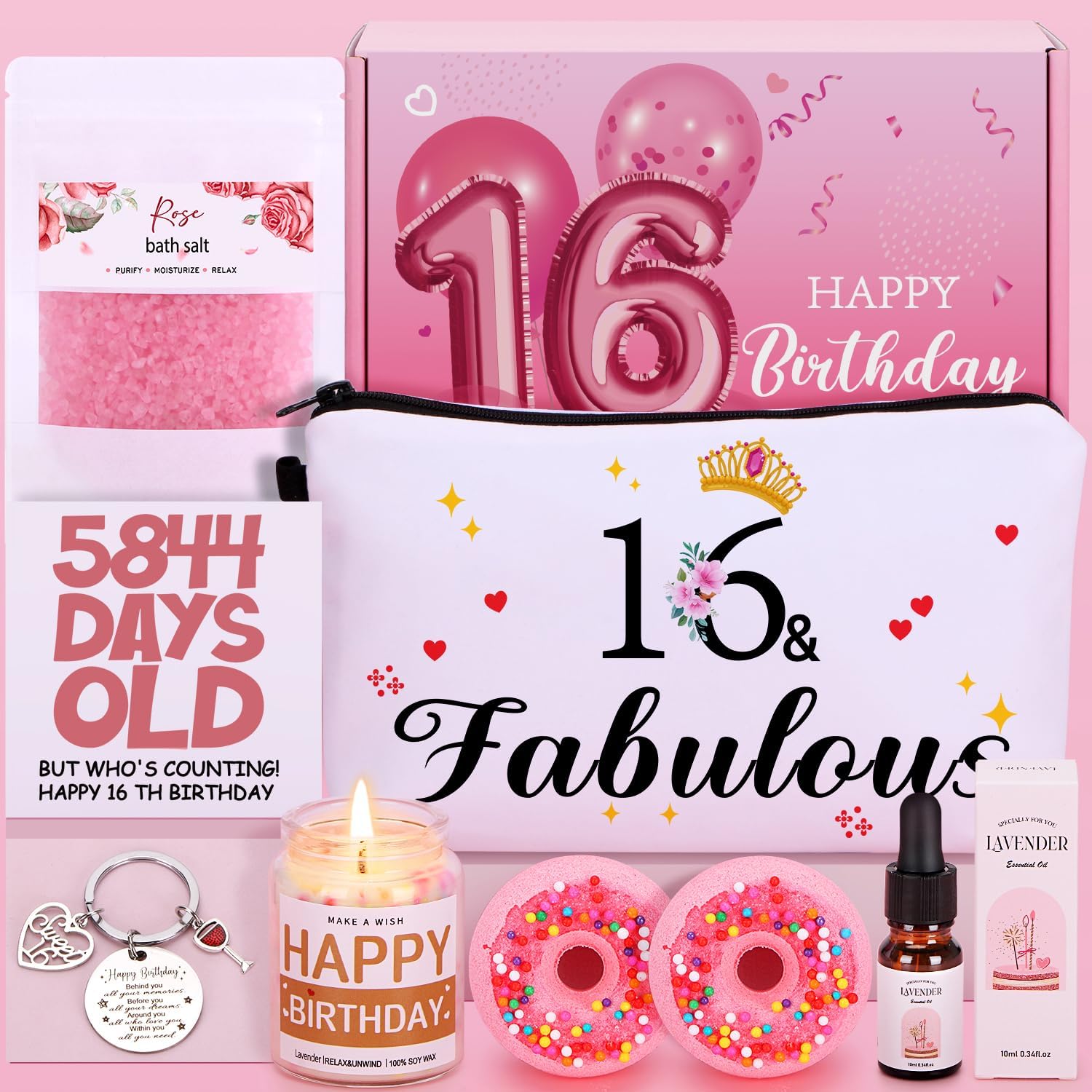 16th Birthday Gifts Girls,16th Birthday Pamper Gifts For Her,16 Year Old Birthda...