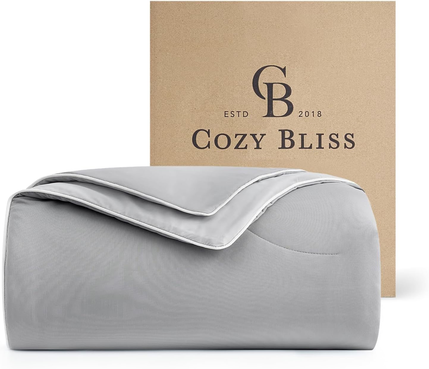 Cozy Bliss Cooling Comforter King Size Dual-Sided, Ultra-Soft Cooling Blankets f...