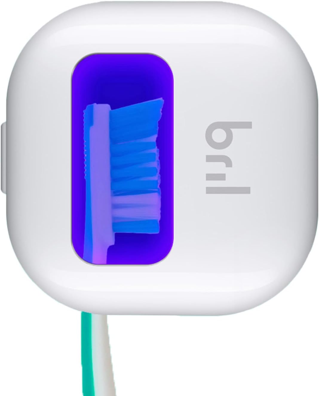 Bril UV-C Toothbrush Sanitizer, Portable Cleaner, Travel Cover, Magnetic Holder,...