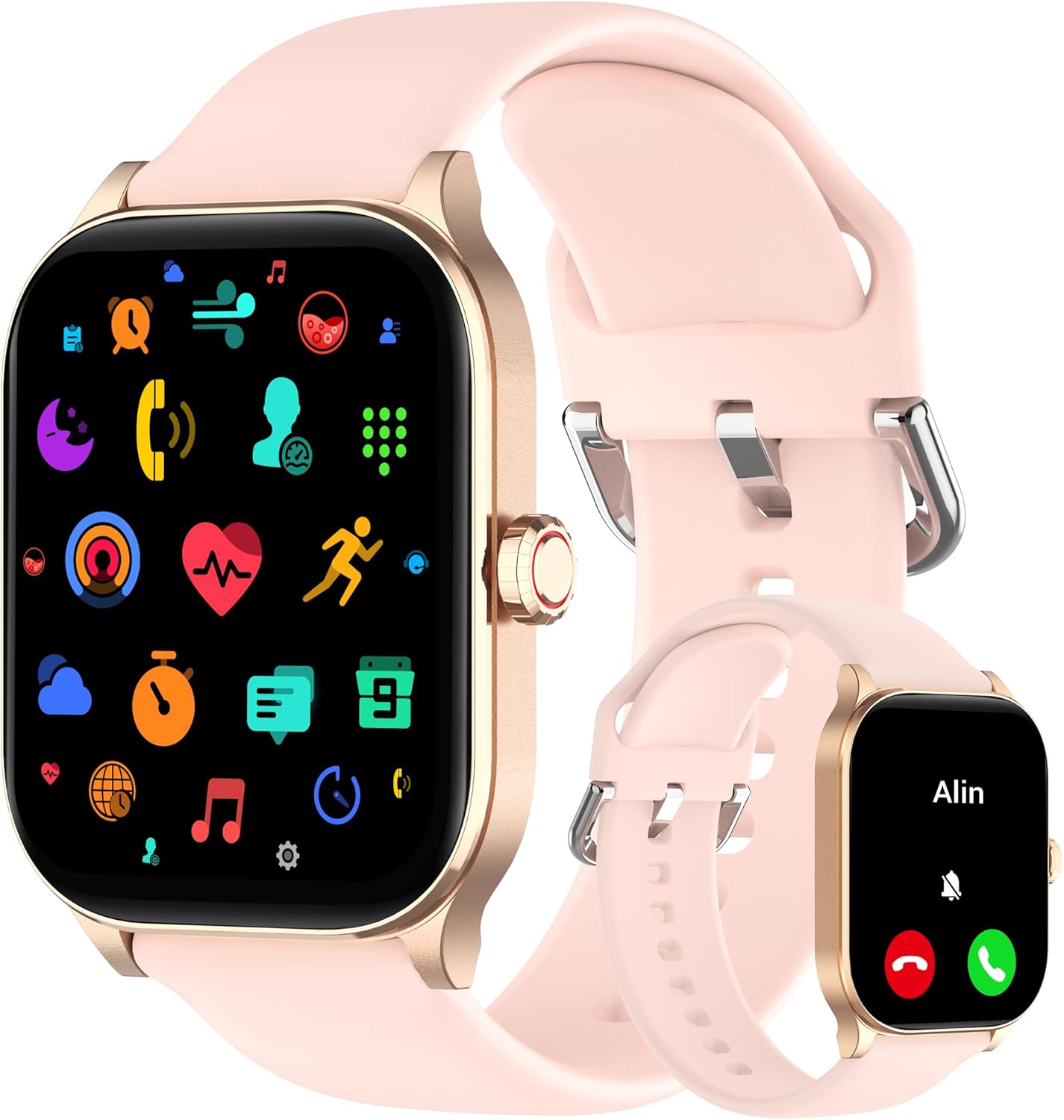 Smart Watch (Answer/Make Call), 2.01" Smartwatch for Android Phones and iPhone w...