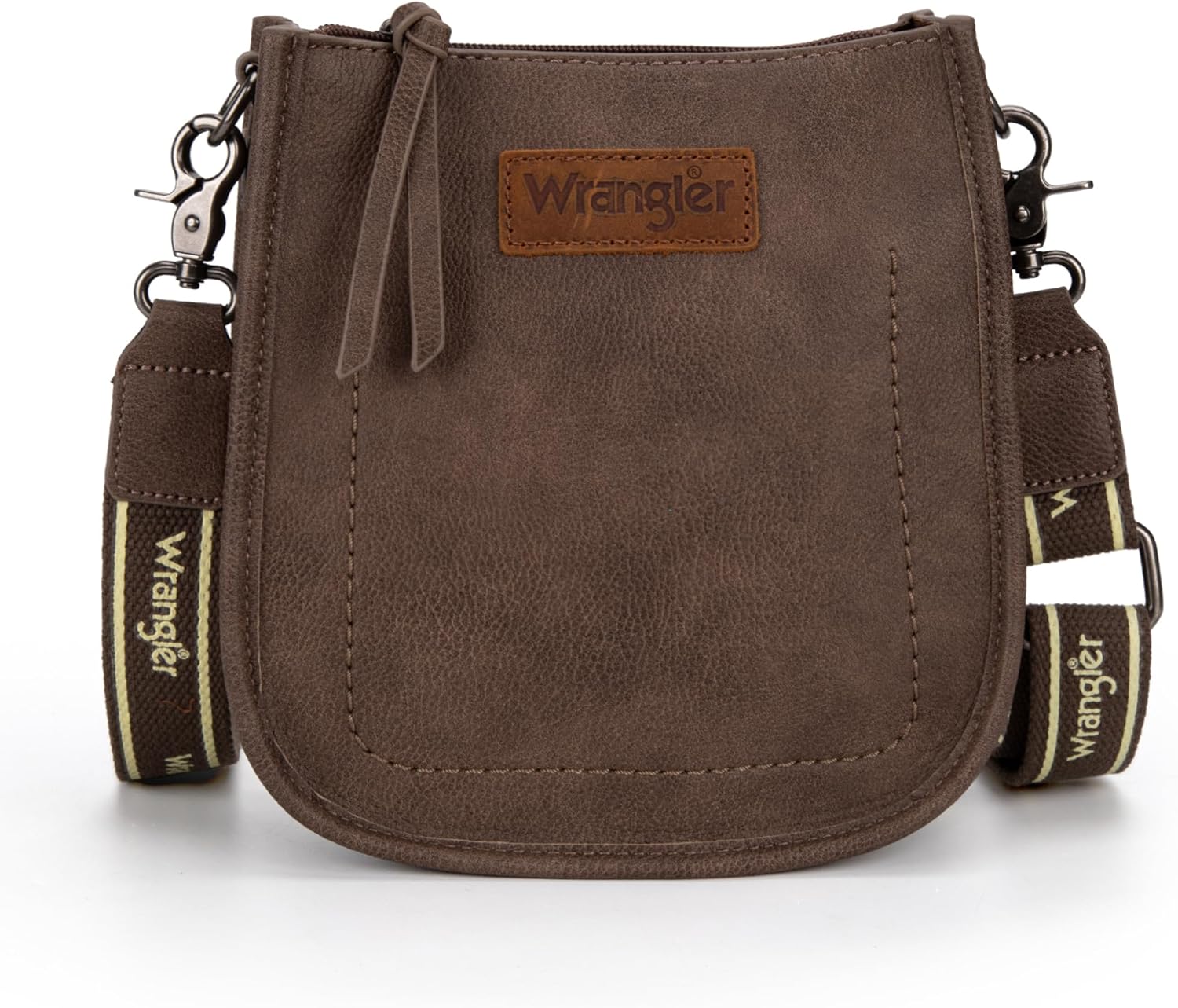 Wrangler Small Crossbody Bags for Women Cute Mini Purses Shoulder Handbag Coffee
