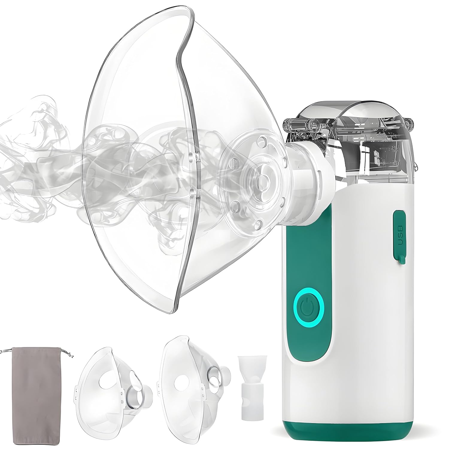 Mayluck Portable Nebulizer for Breathing Problems, Handheld Nebulizer for Kids a...