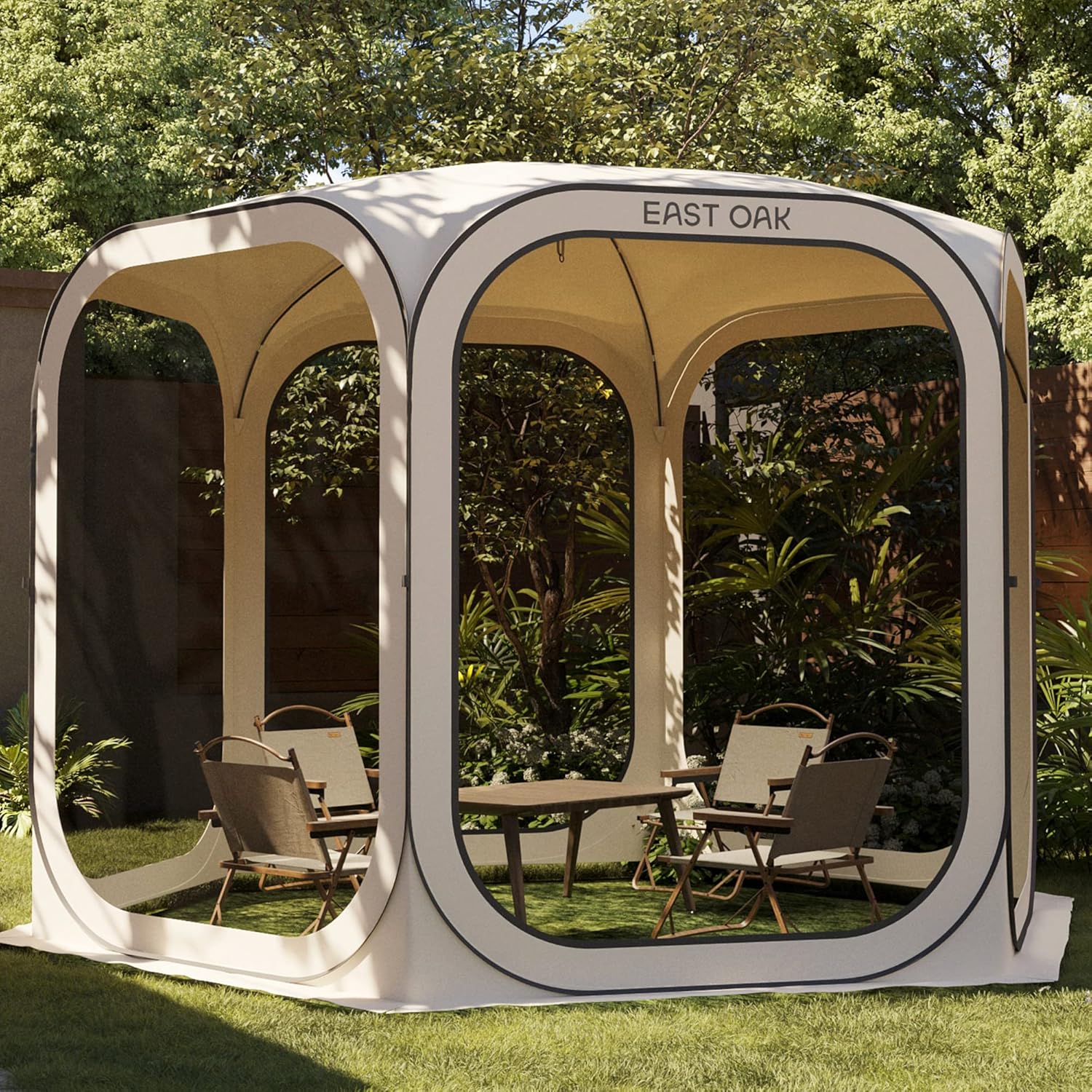 EAST OAK Screen House Tent Pop-Up, Portable Screen...