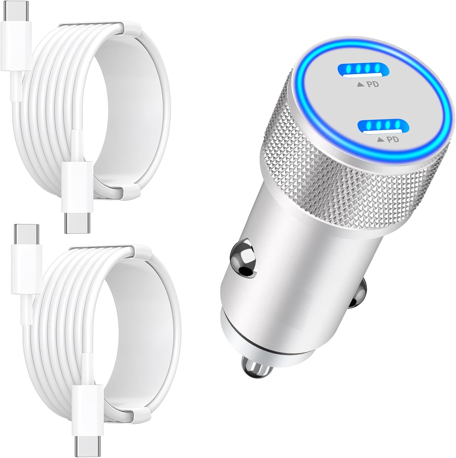 【Apple MFi Certified】iPhone 16 Car Charger Fast Charging, Linocell 90W Dual PD...