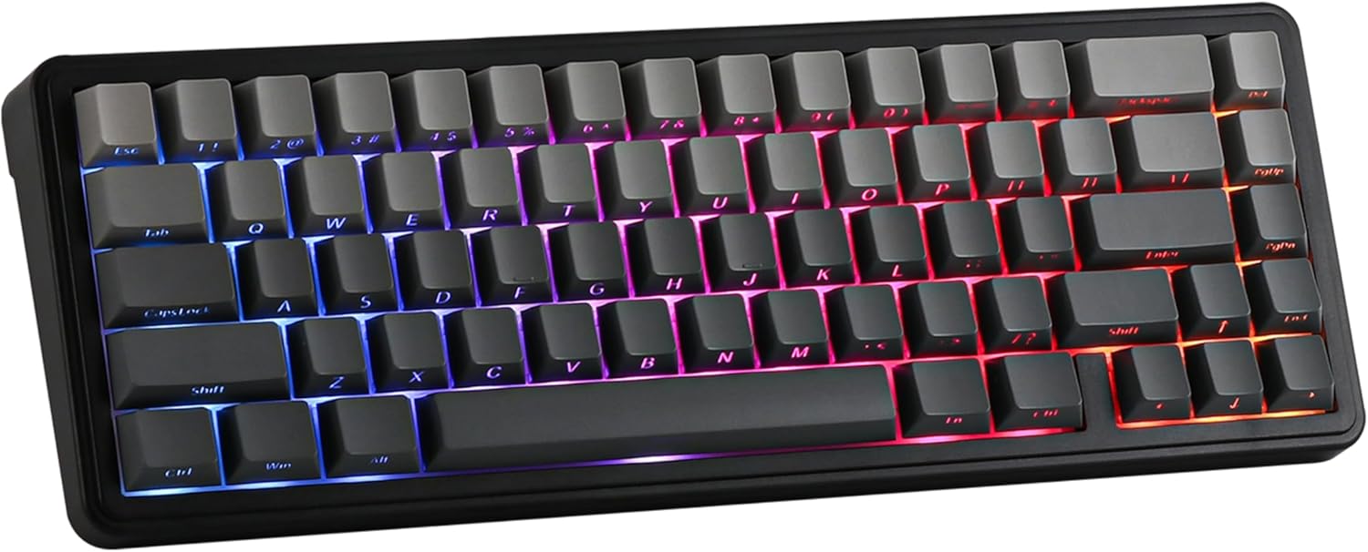EPOMAKER x Aula F65 65% Wireless Mechanical Keyboard, Hot Swappable Gasket Custo...