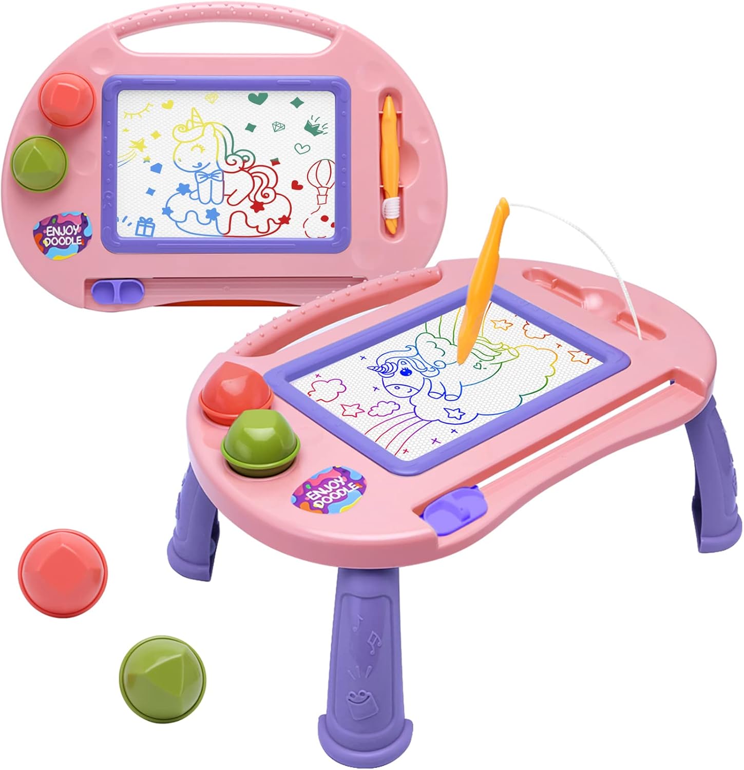 Toddler Toys,Toys for 1-2 Year Old Girls,Magnetic Drawing Doodle Board for Kids...