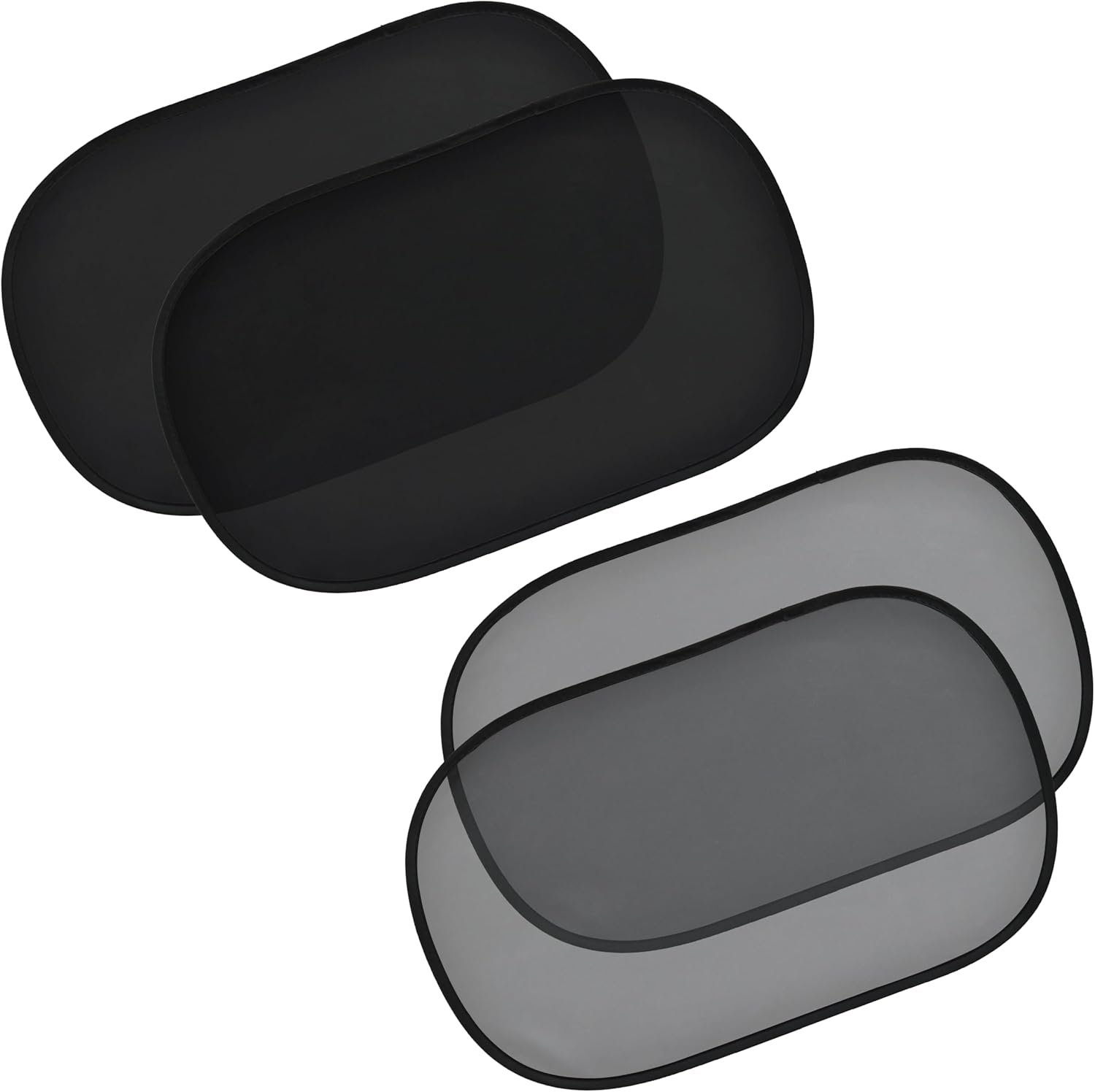 EcoNour Car Window Shades for Baby (4 Pack) - 20"x12" | Sun Shade for Car Window...