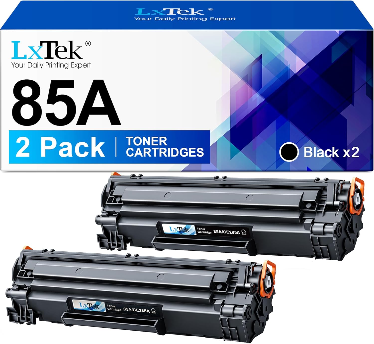 LxTek CE285A Compatible Toner Cartridges Replacement for HP CE285A 85A for HP La...