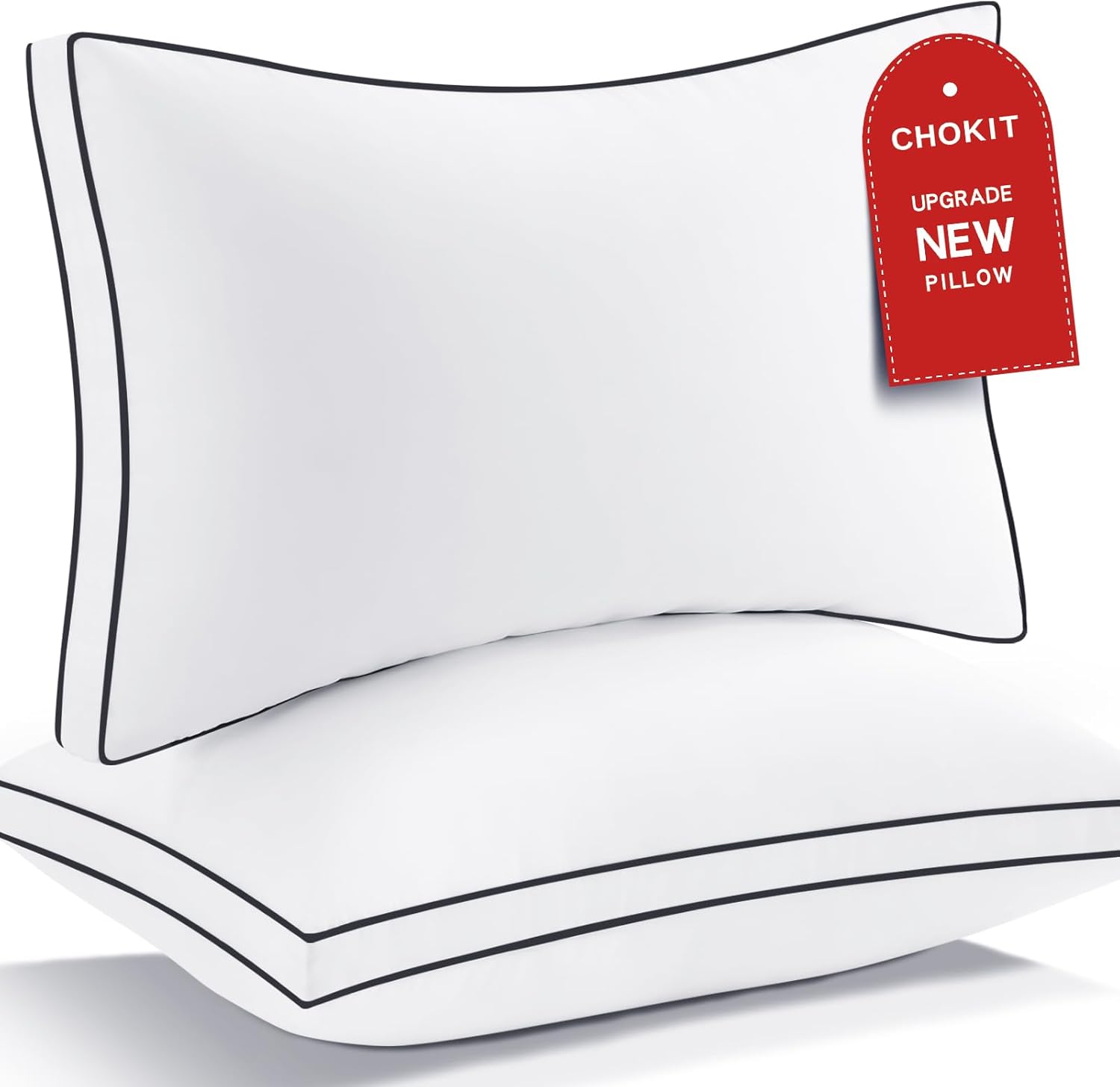 Premium Pillows Queen Size Set of 2, Fluffy and Su...