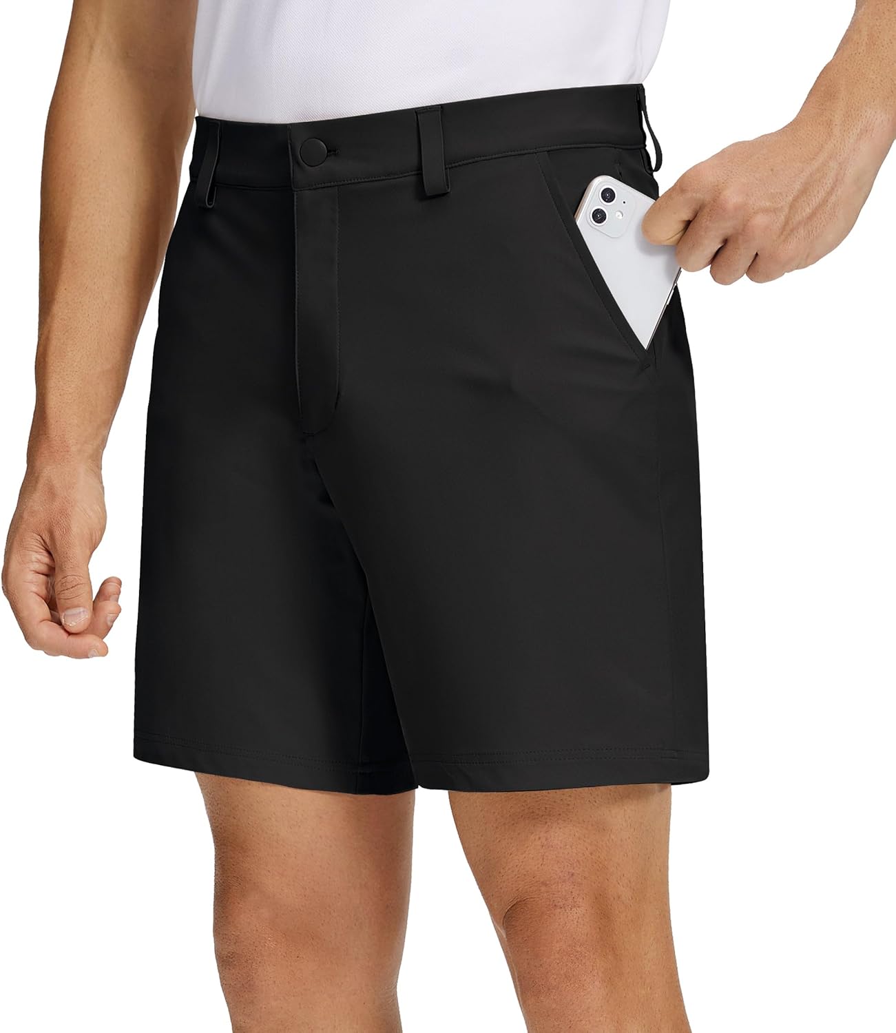 Willit Men's Golf Shorts Stretch Work Dress Shorts Quick Dry Athletic Casual Sho...
