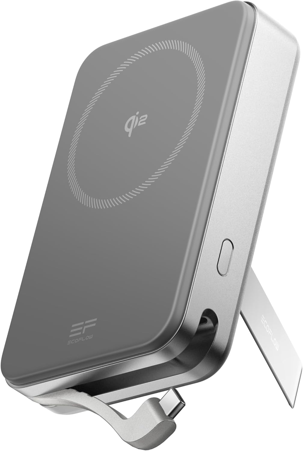 EF ECOFLOW Rapid Power Bank, 10000mAh Qi2 Certified Wireless Magnetic Portable C...