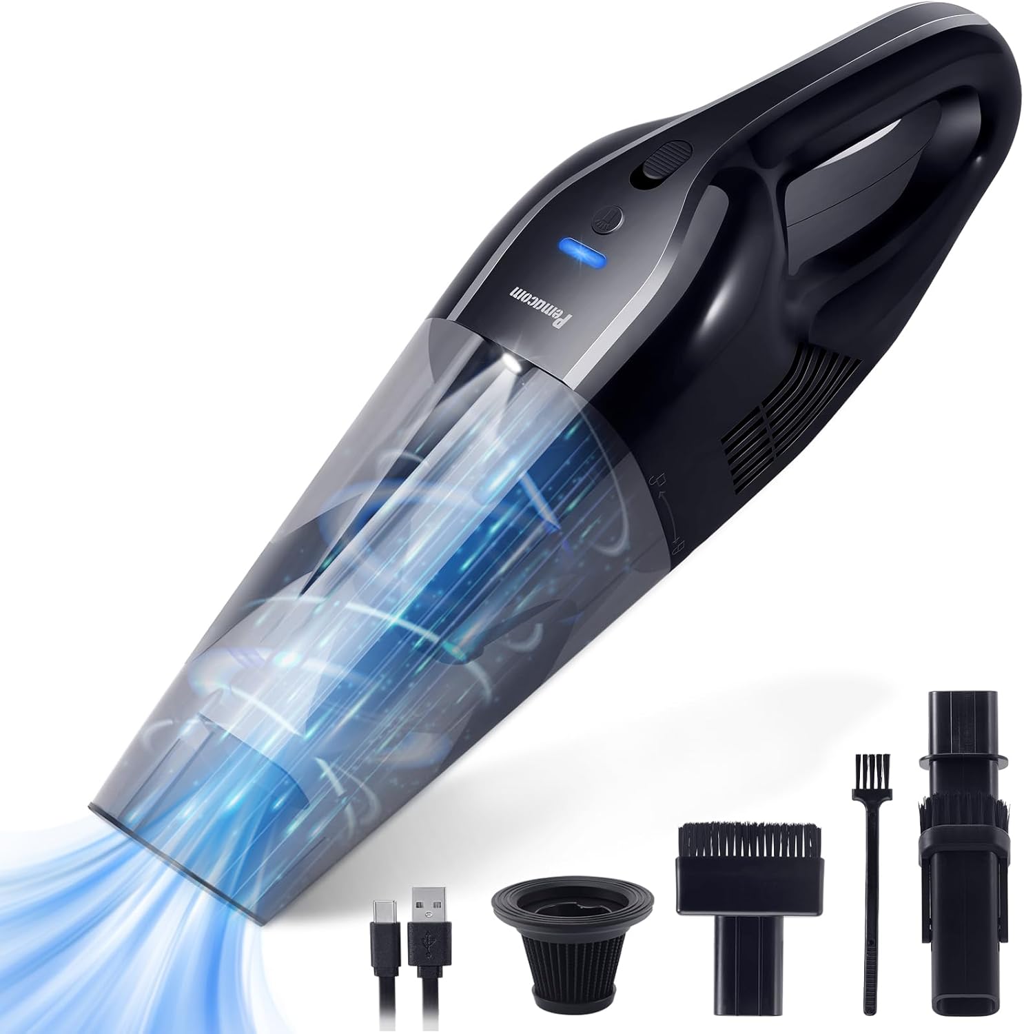 Portable Handheld Vacuum Cordless – 10,000Pa Suction Power, Lightweight 1.8 lbs,...