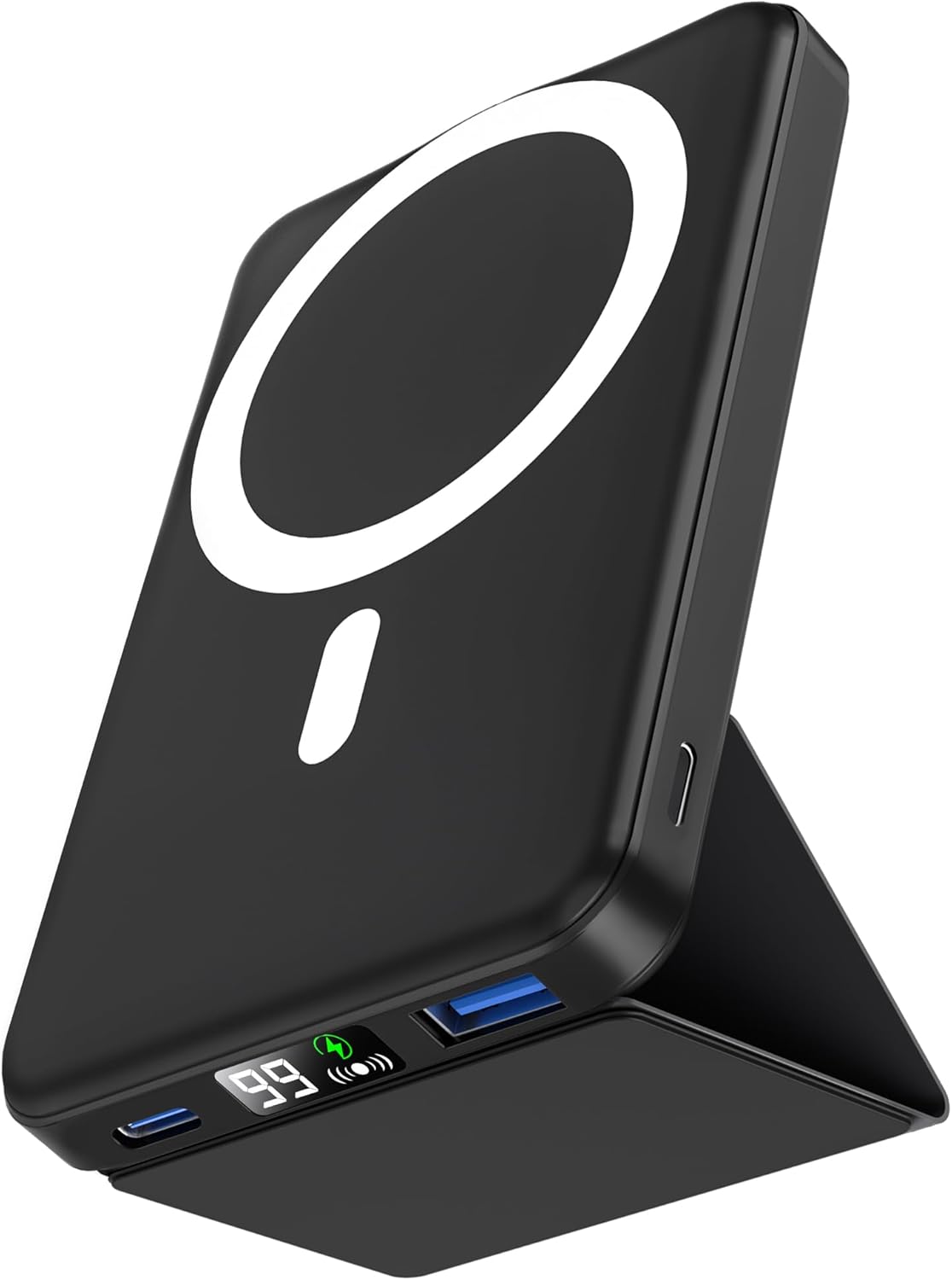 Podoru Mag-safe Power Bank, 10000mAh Foldable Wireless Portable Charger, PD22.5W...