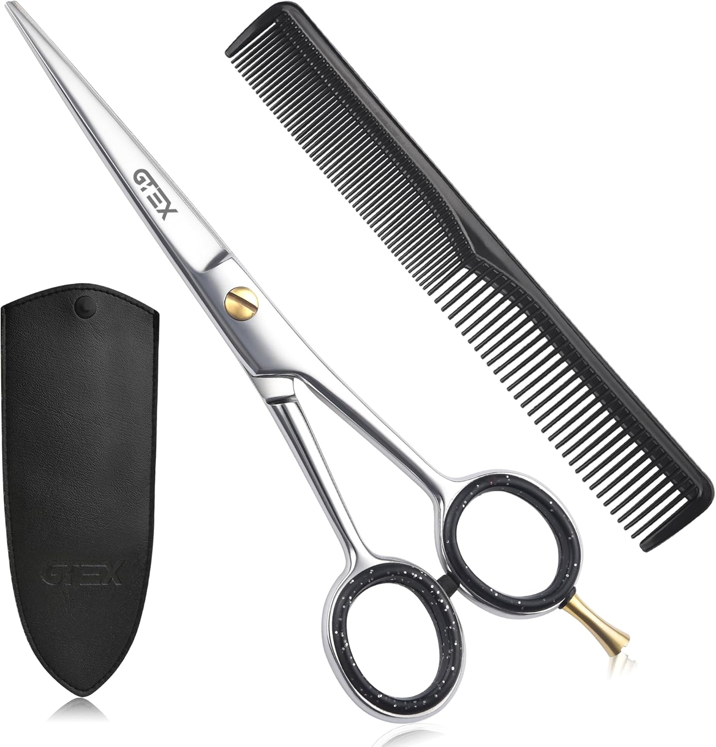 GTEX Hairdressing Scissors, 6.5" Hair Scissors Professional - Super Sharp Hair C...