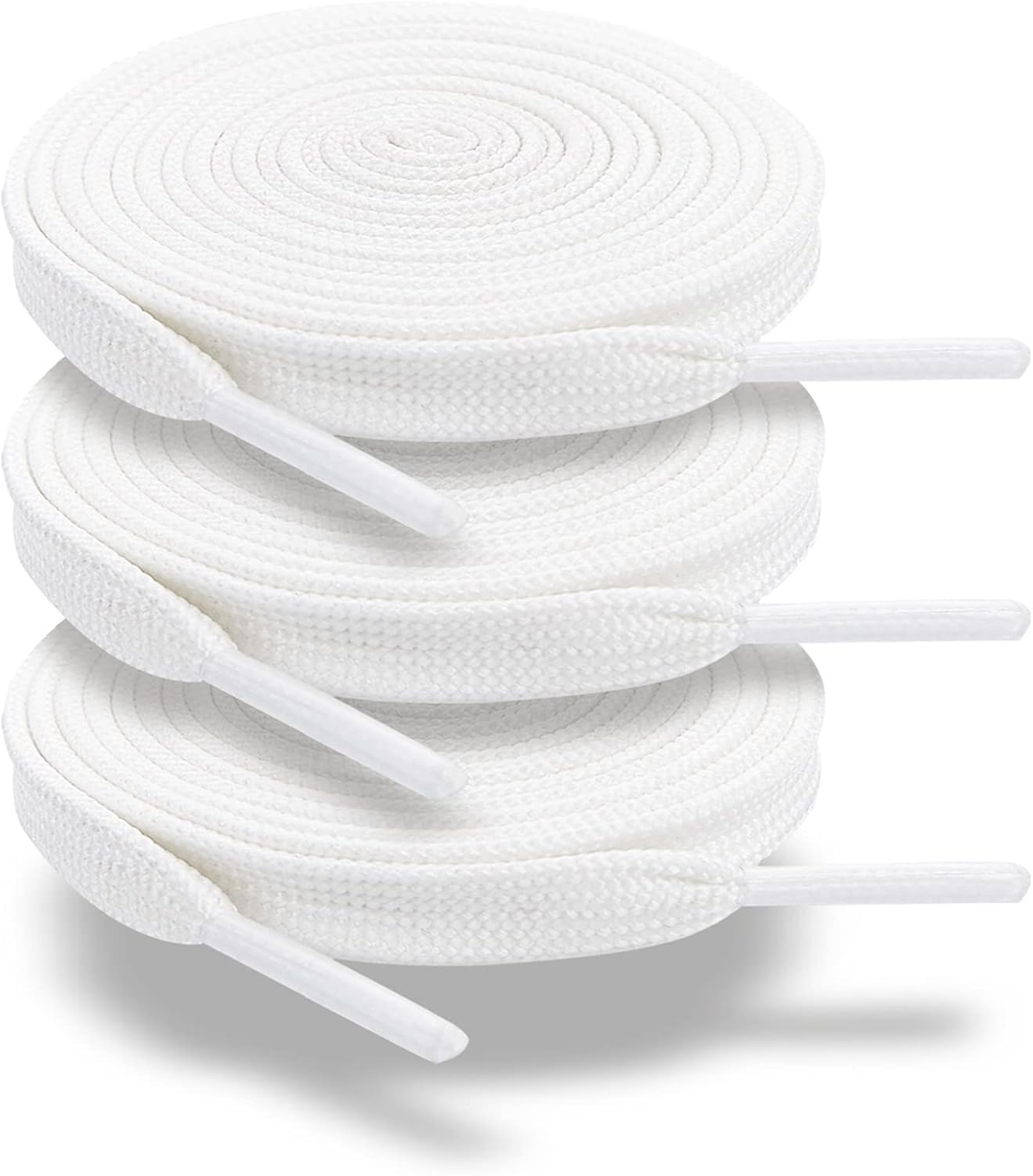 ZHENTOR 3 Pair Flat Shoe Laces for Sneakers, Shoelaces for Sneakers Athletic Run...