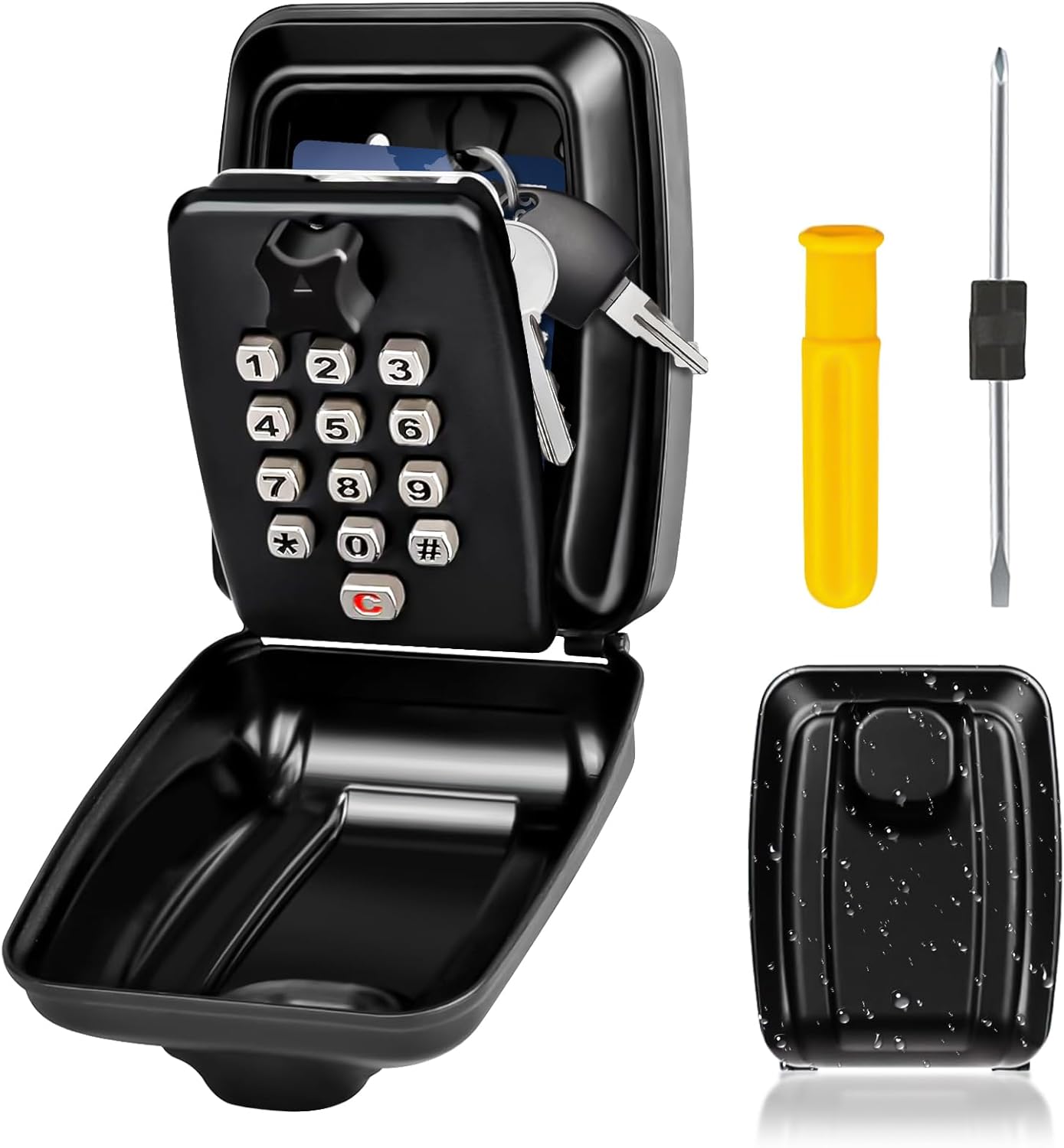 Vizgifin Key Safe Wall Mounted Police Approved,Key...