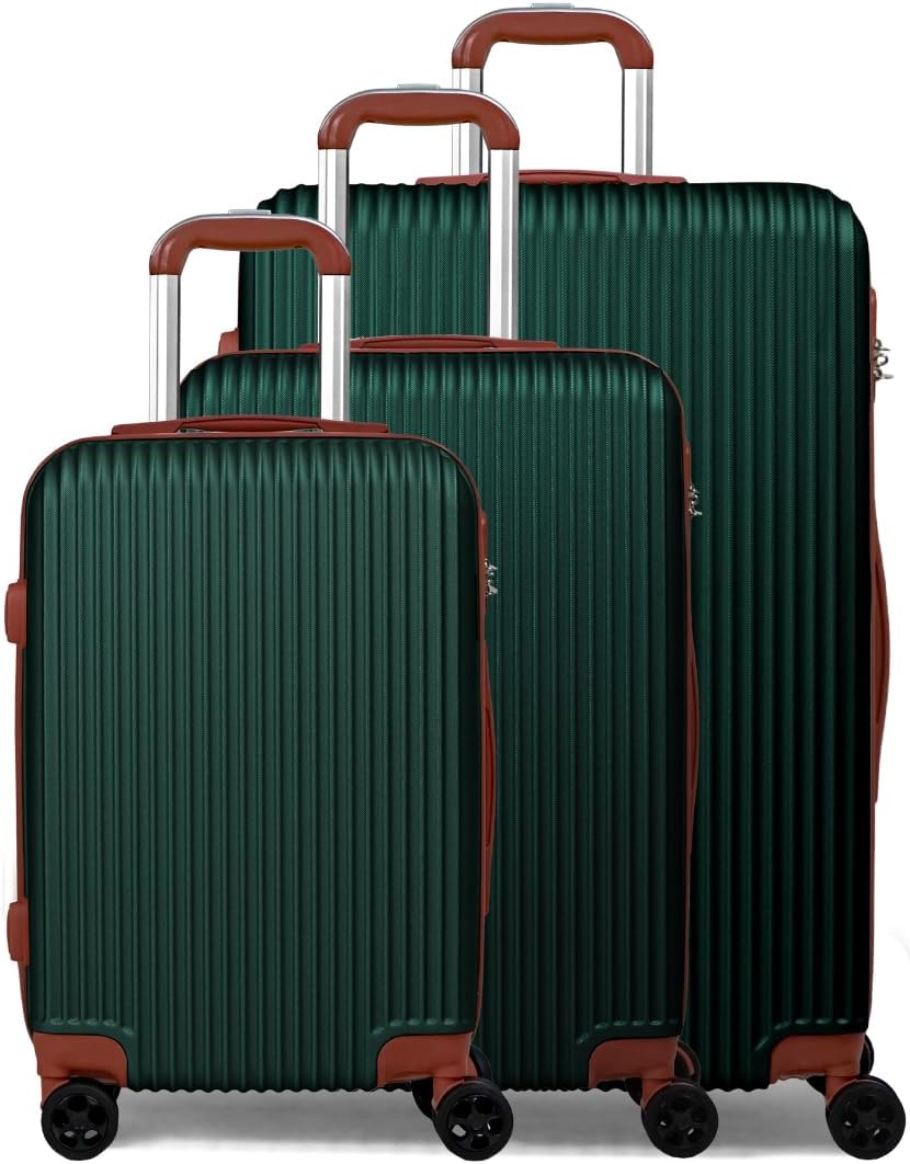 CALDARIUS Hardshell Luggage | Durable Suitcases | Lightweight & Secure with Comb...