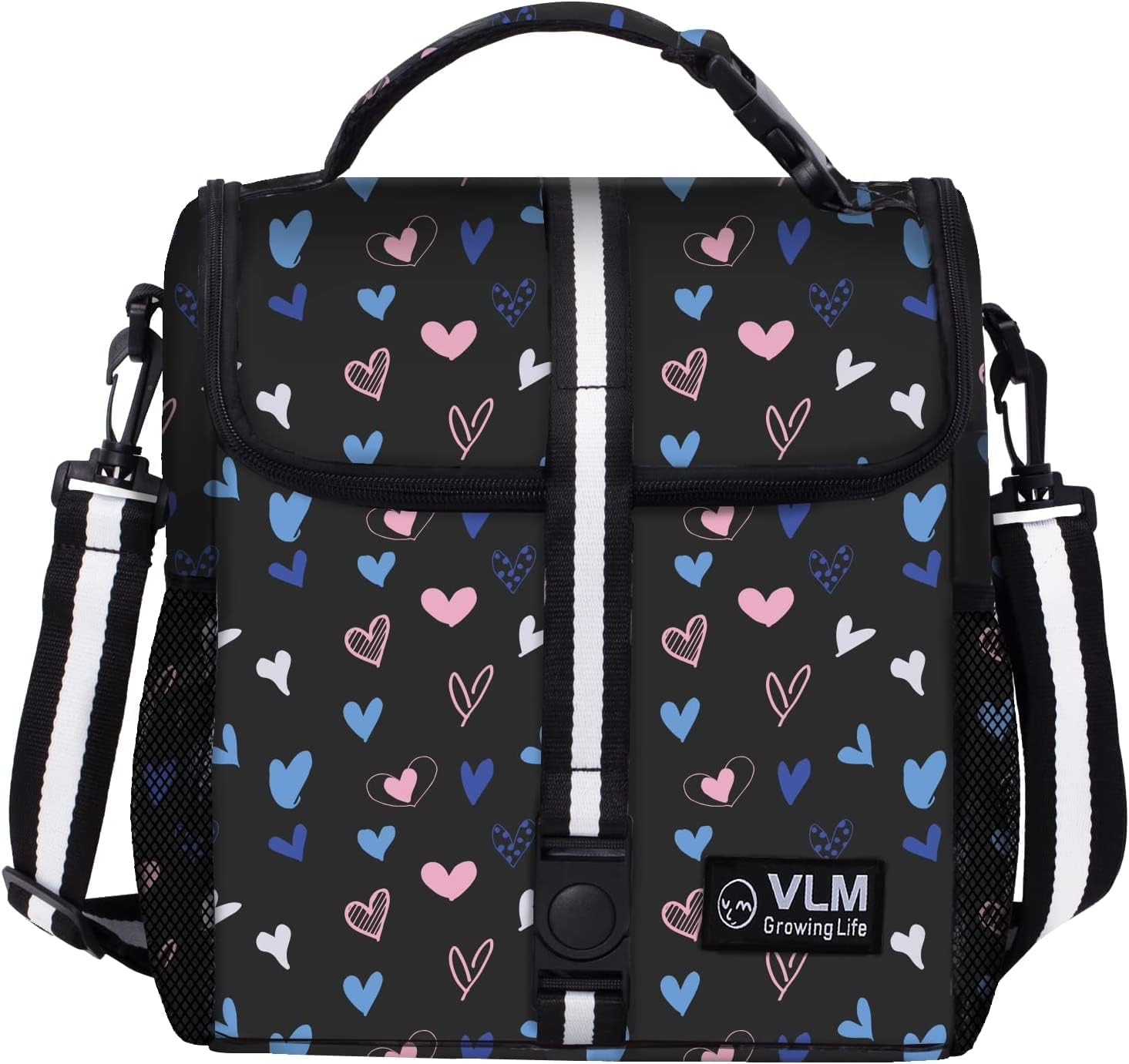 VLM Lunch Box for Women, Insulated Lunch Bag Women with Adjustable Shoulder Stra...