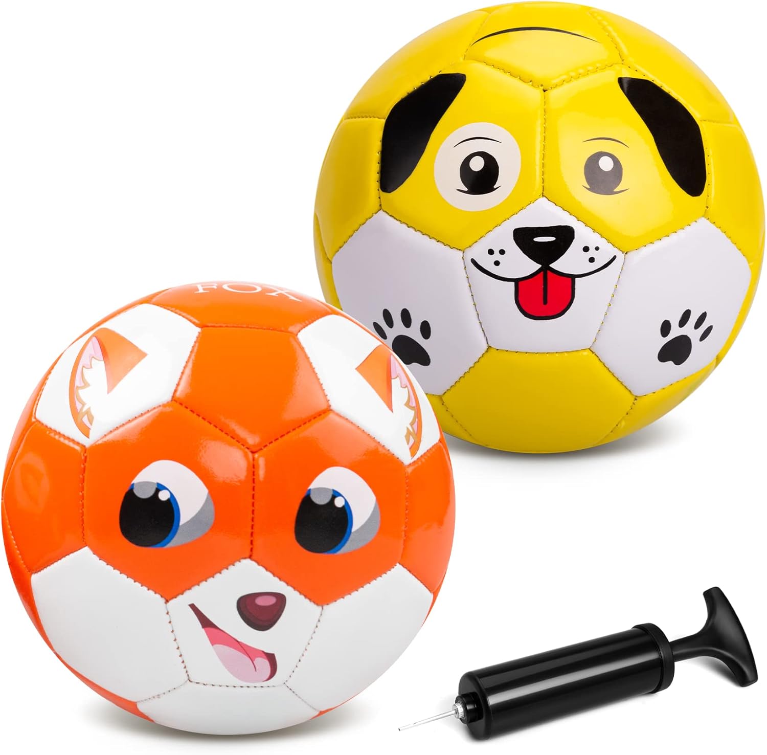 INPODAK Football for Toddlers 1-3, Kids Football, Football Size 2, Garden Game B...