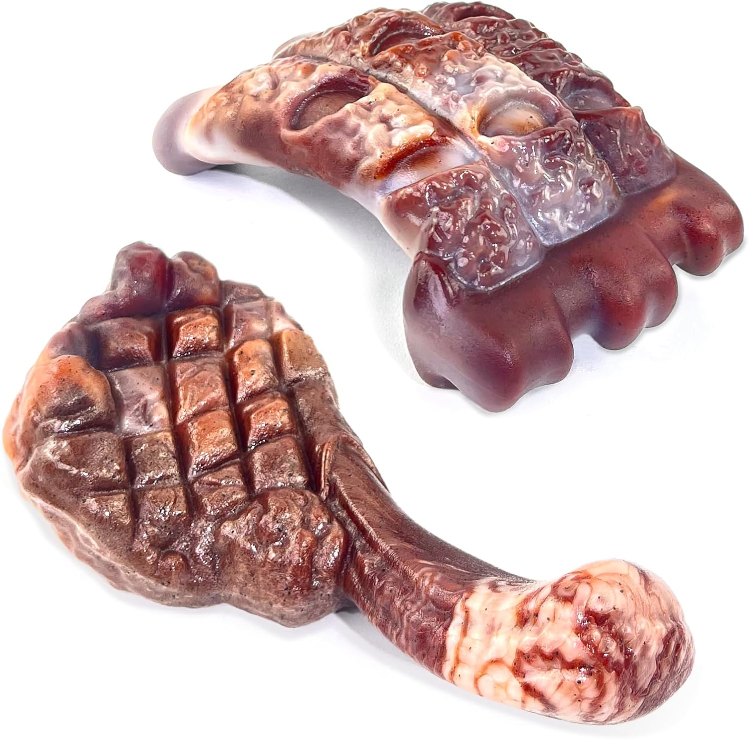 Dog Chew Toys for Aggressive Chewers：2 Pack Indestructible Dog Toy for Large Br...