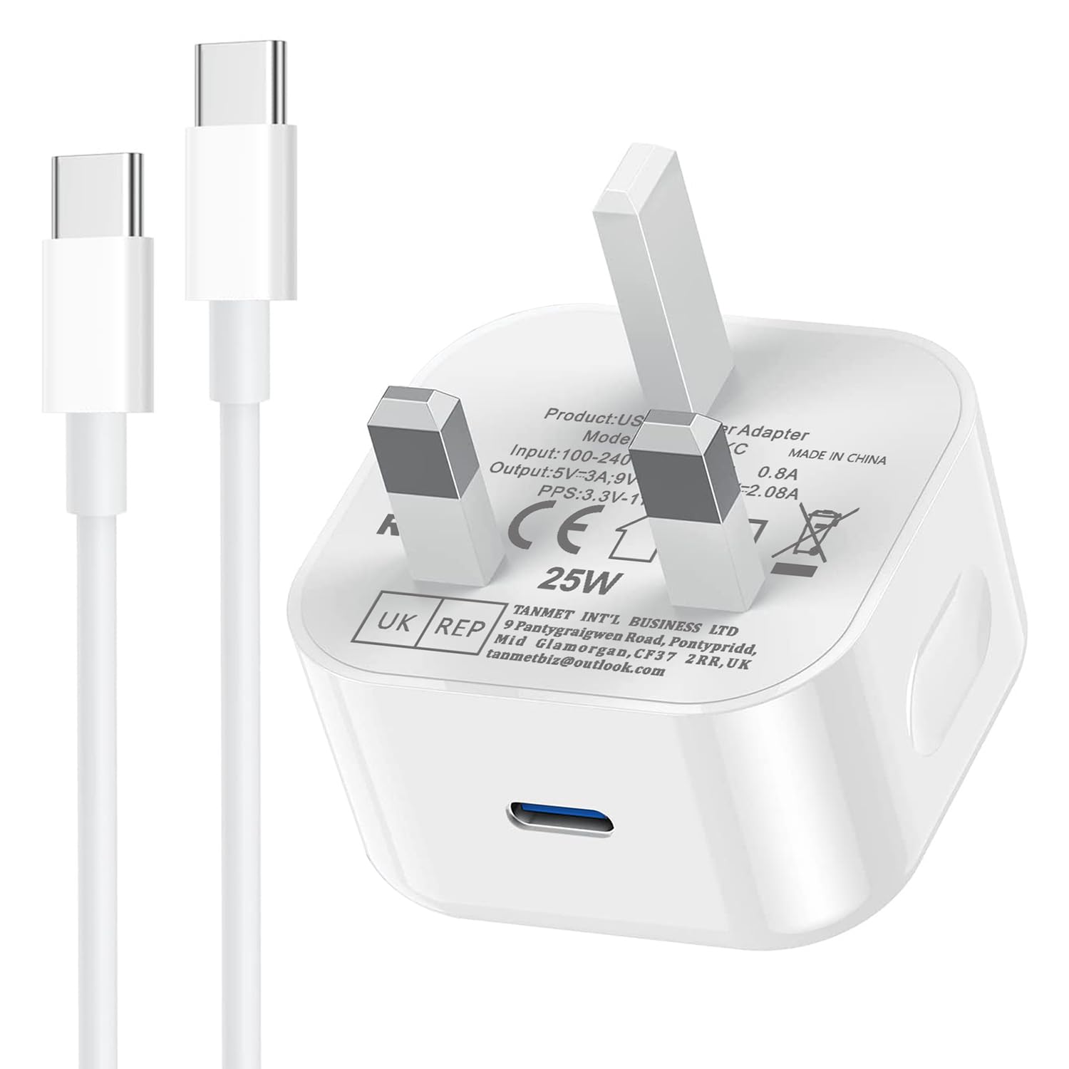 iPhone 16 Charger,iPhone 15 Fast Charger Cable and Plug 25W Quick Charge for App...