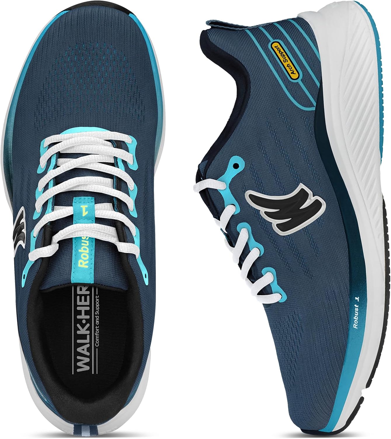 Walking Shoes for Men for Plantar Fasciitis, Arch Support Shoes Men with Wide To...