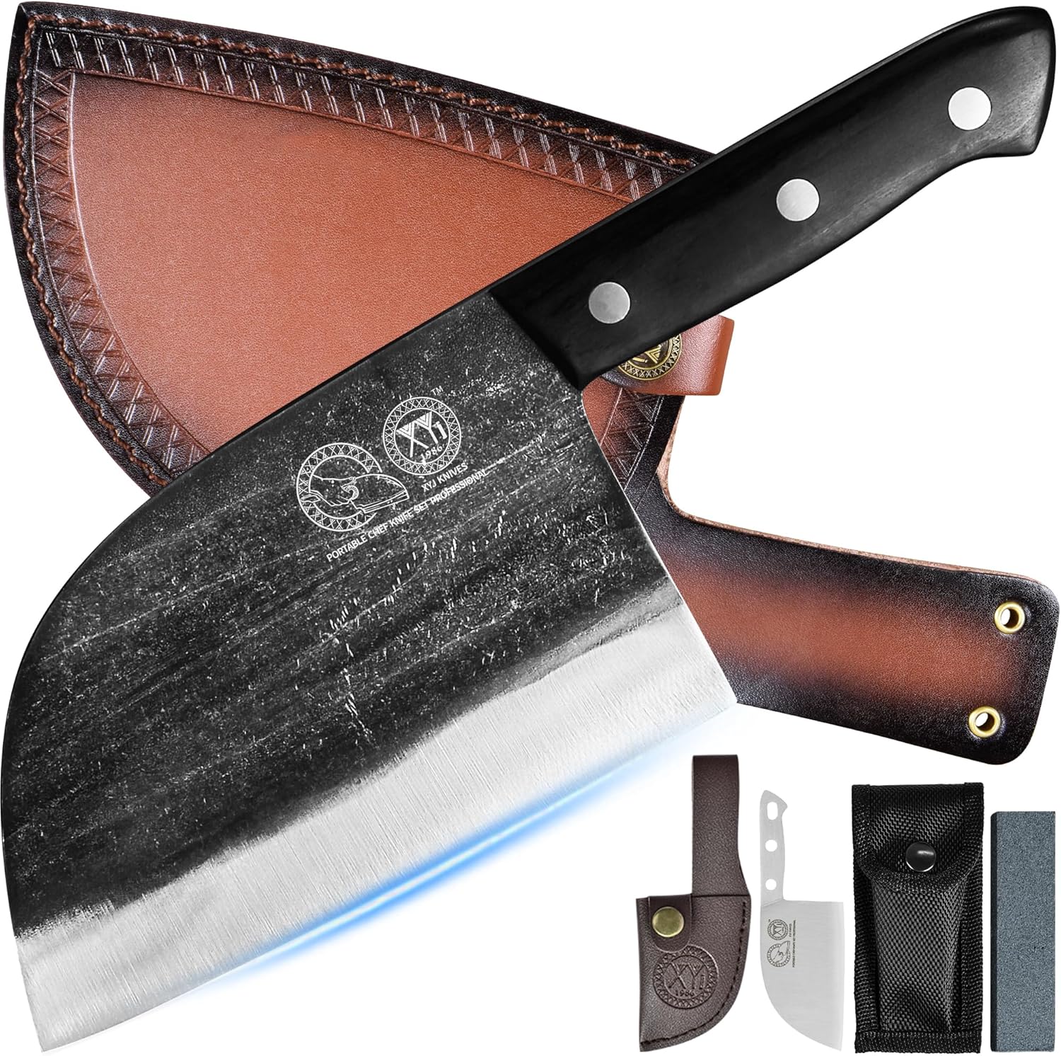 XYJ Authentic Since 1986,Outstanding Ancient Forging,6.7 Inch Full Tang,Serbian...