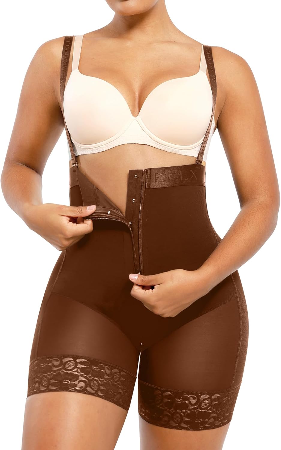 SHAPELLX Fajas Colombianas Shapewear for Women Tummy Control Postpartum Body Sha...