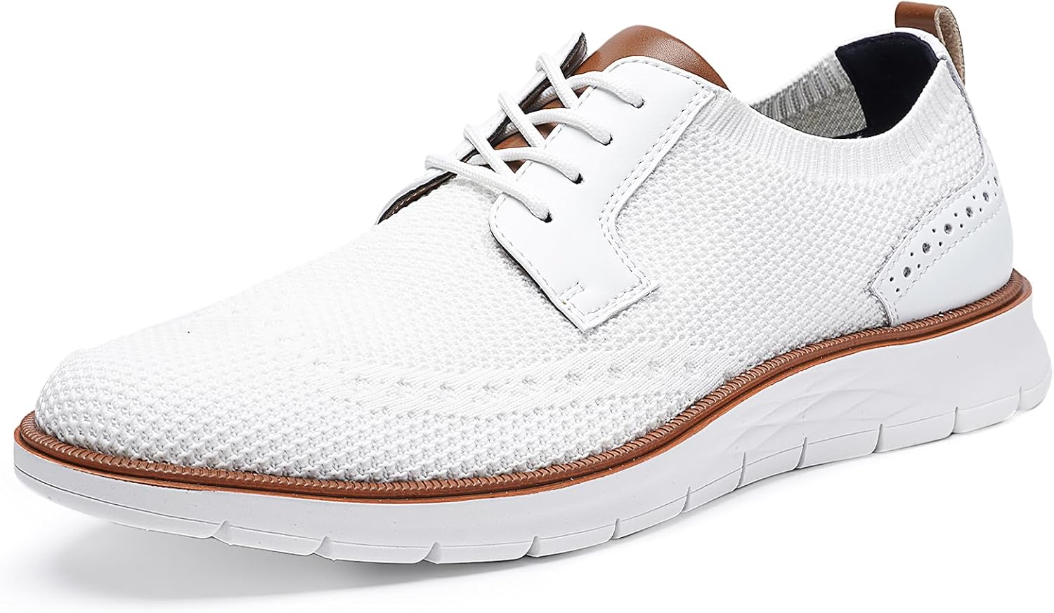 Cestfini Mens Comfortable Dress Shoes 10.5 White