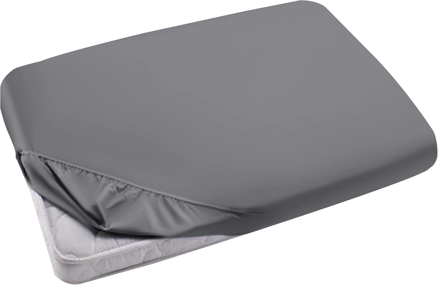 Hafaa Single Fitted Sheet – Easy Care 25 cm Deep Brushed Microfibre Elastic Grey...