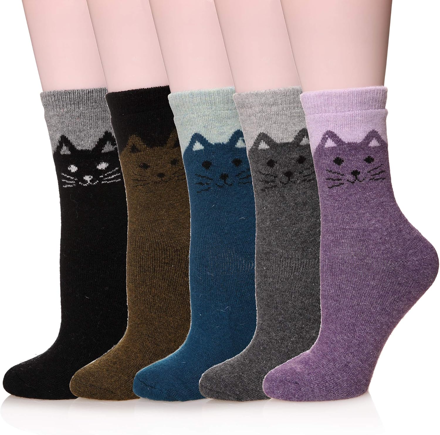 Velice Wool Socks for Women - Merino Wool Boot Hiking Thick Thermal Warm Winter...
