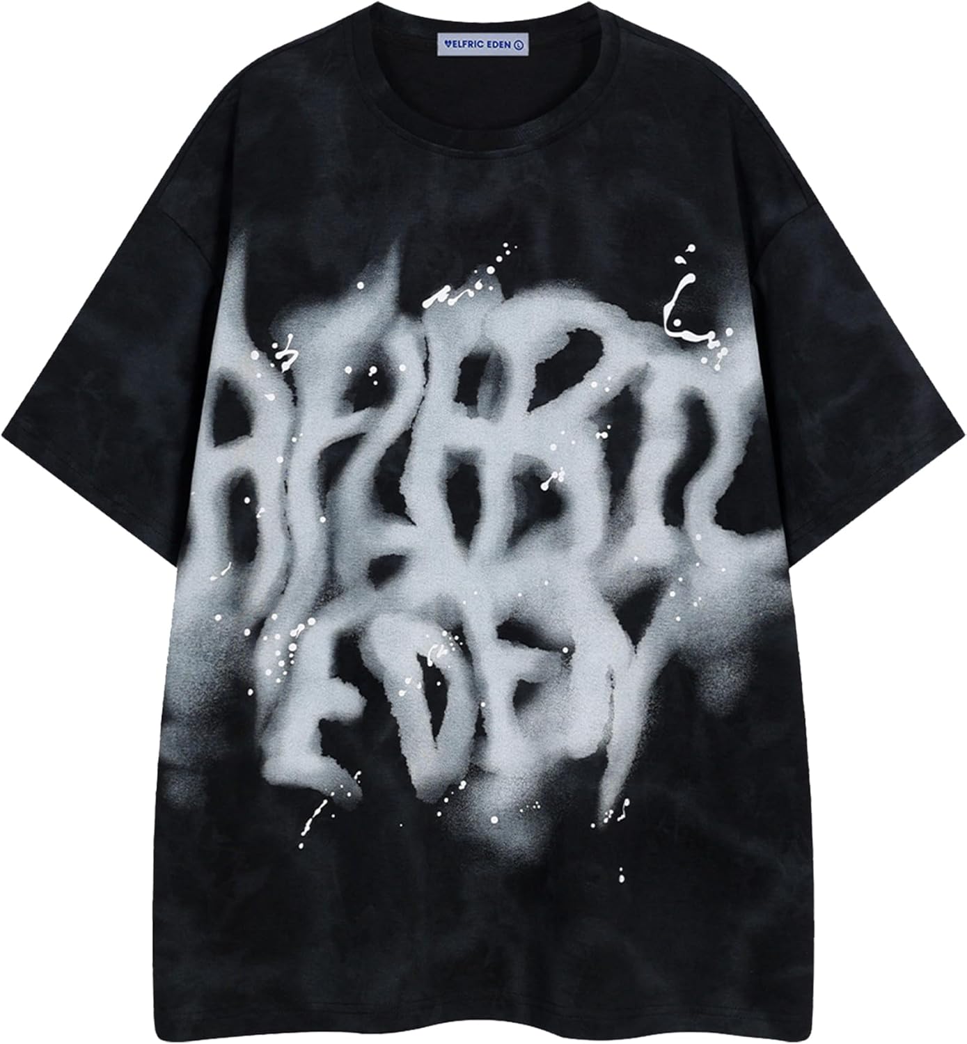 Aelfric Eden Mens Graphic Tee Shirts Oversized Baggy Loose Cotton T-Shirt Street...