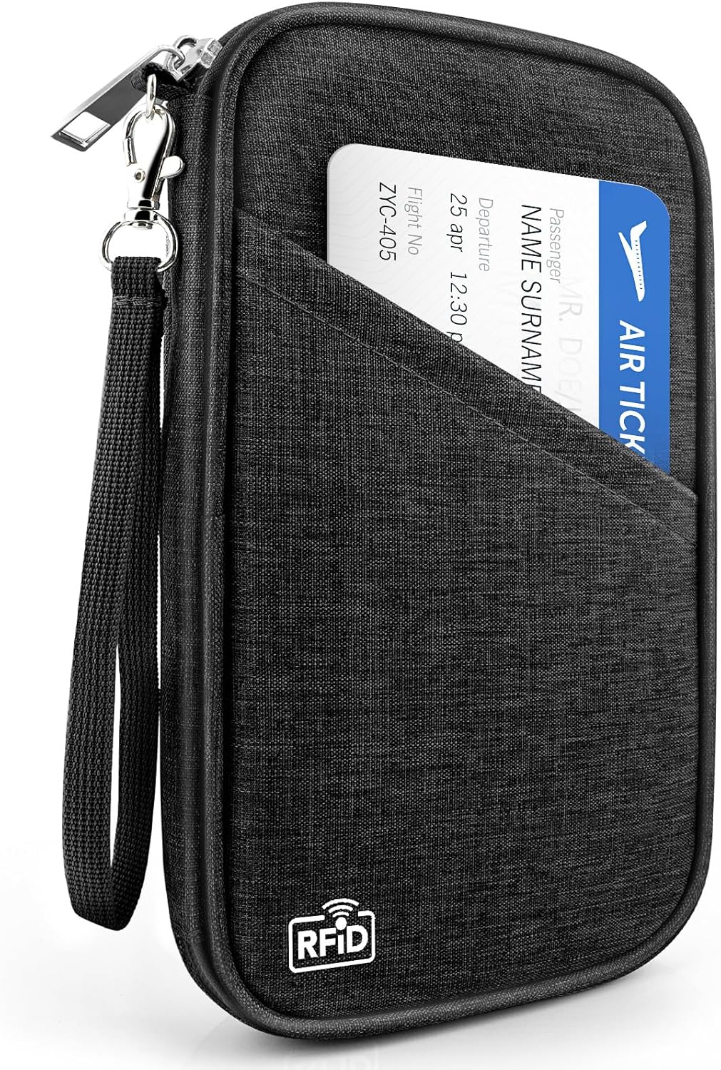 Passport Holder Family RFID Travel Document Organizer for Women Waterproof Passp...