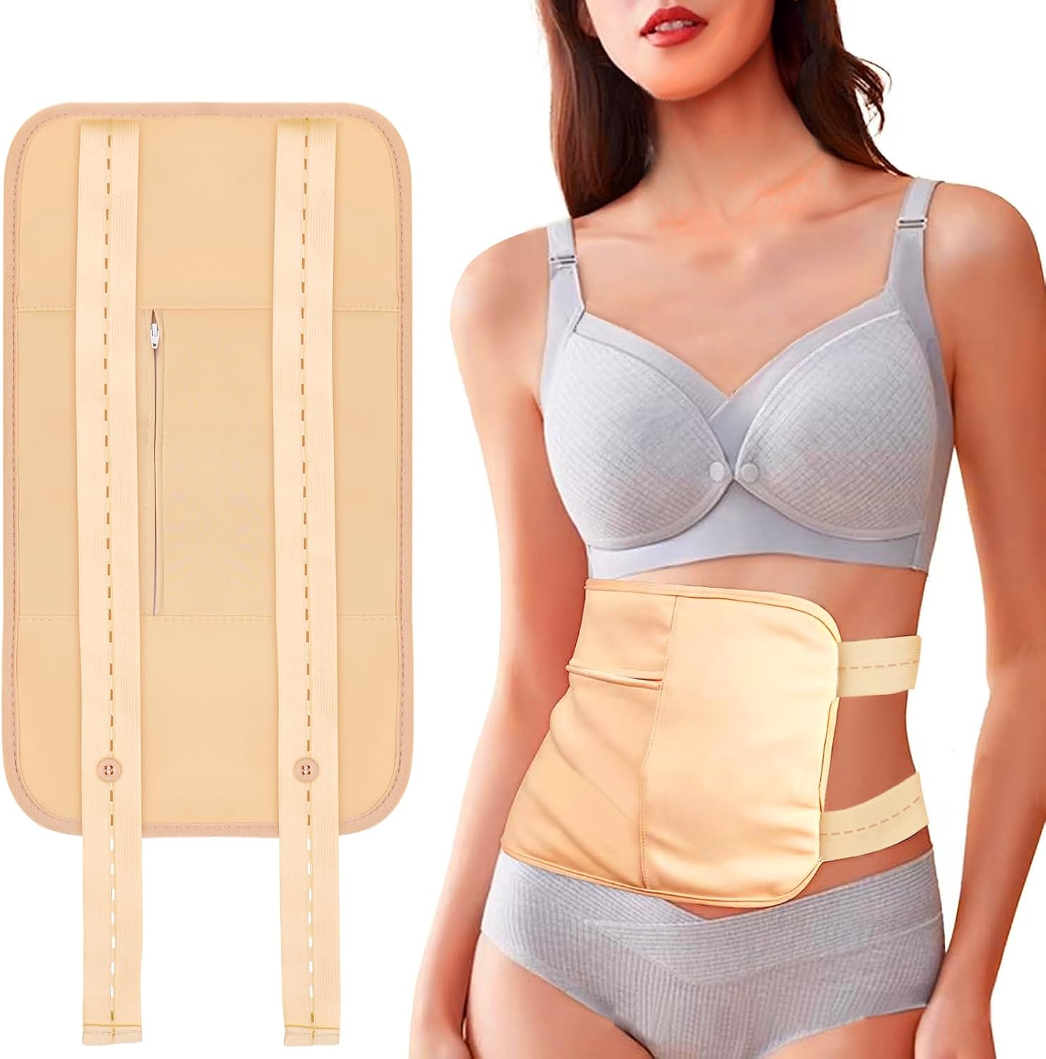 Castor Oil Pack Wrap, Castor Oil Wrap for Stomach, Liver Detox, Belly & Entire B...