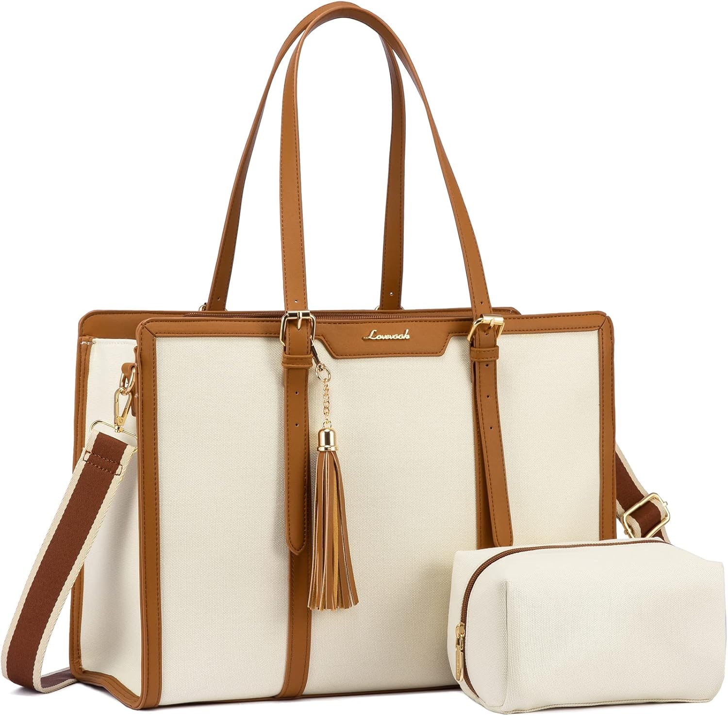 LOVEVOOK Laptop Tote Bags, Special Ladies Handbags with Compartments, Innovative...