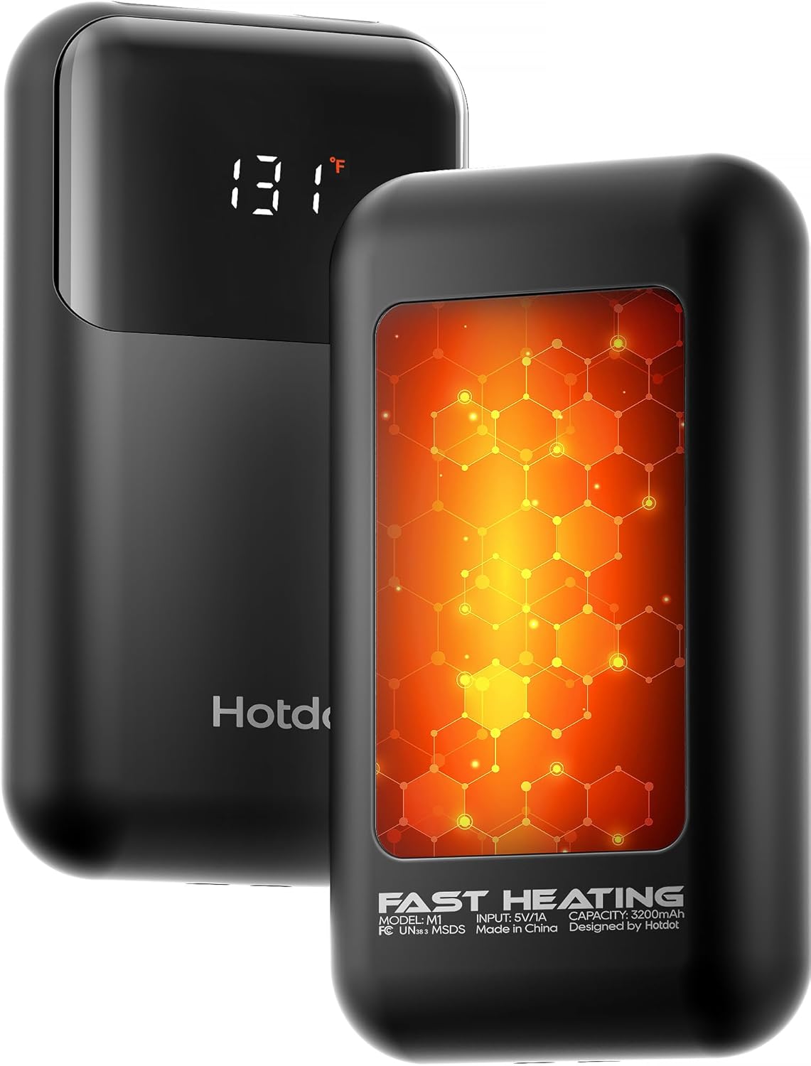 Hand Warmers Rechargeable with Gift Box, Electric Hand Warmer with LED Battery a...